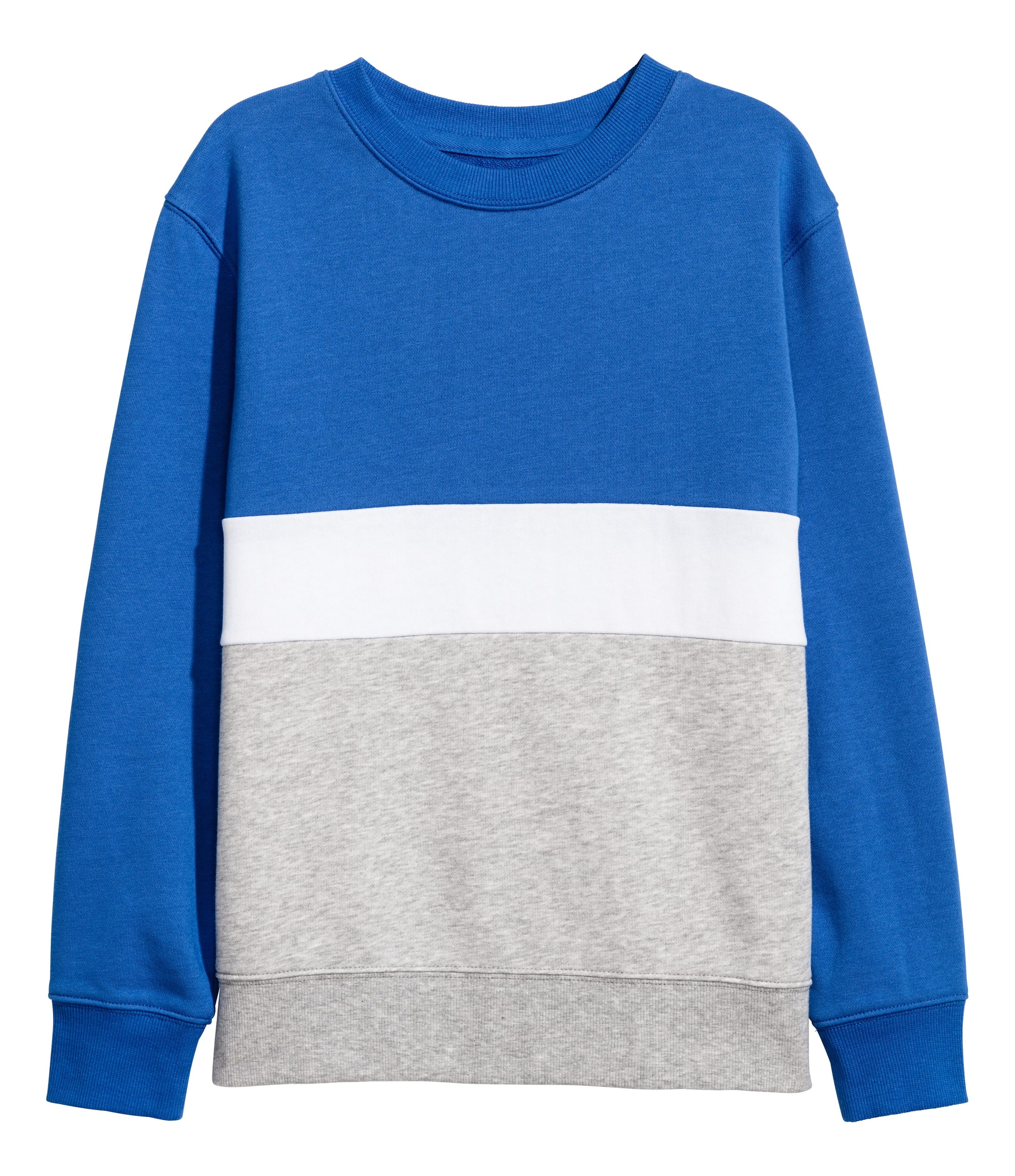 View larger image: Sweatshirt - Blue/Block coloured - Kids | H&M GB 1