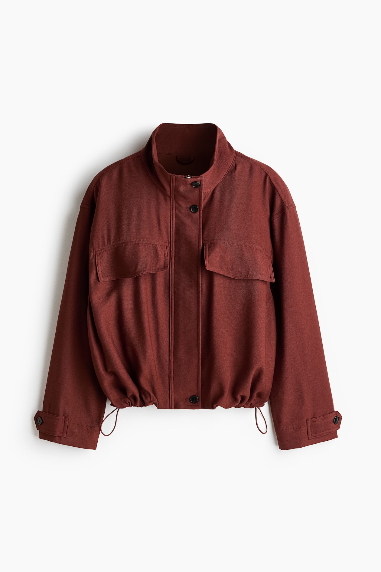 Funnel-Collar Jacket
