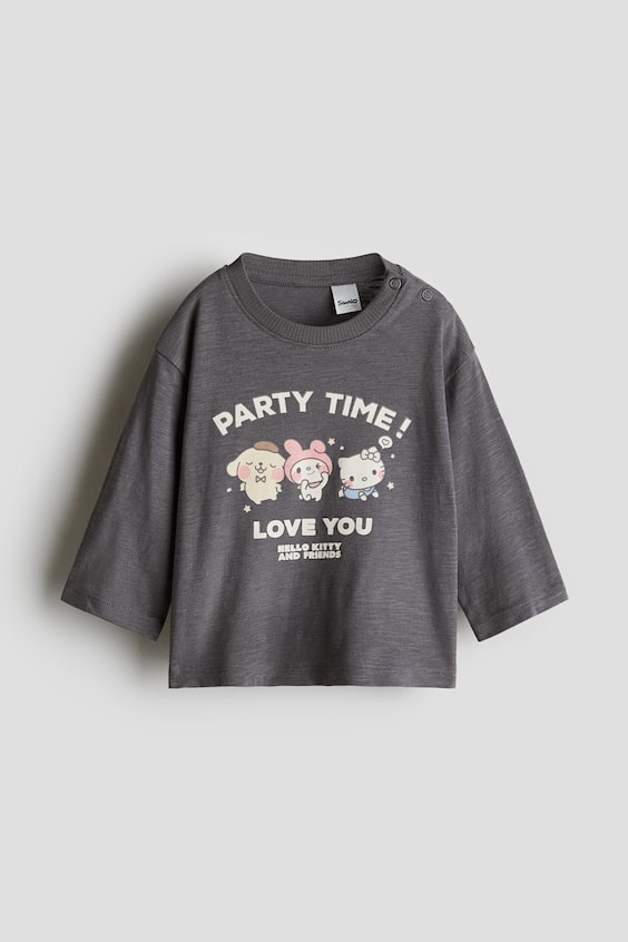 Детские рубашки H&M Printed Jersey Shirt