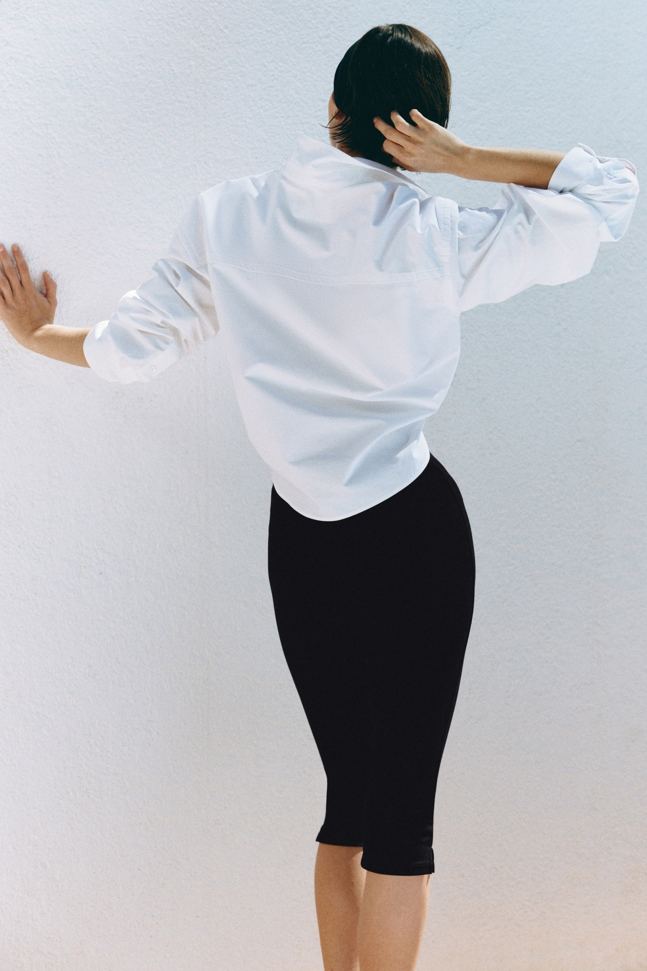 Creased Capri Leggings