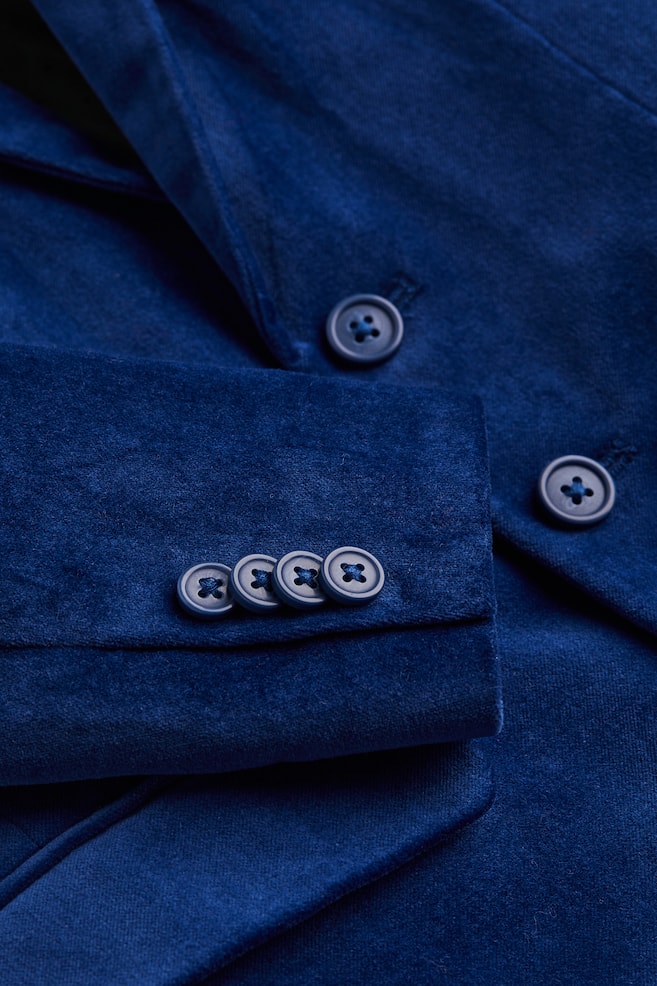 Velvet jacket - Dark blue - 5