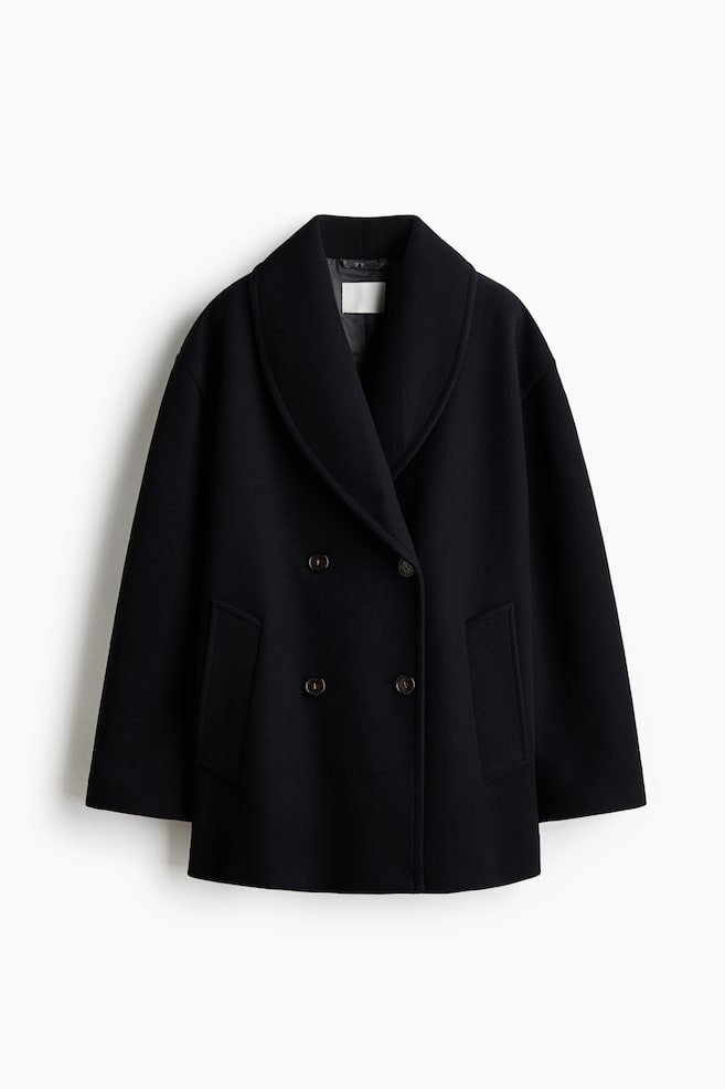 Abrigo oversized - Azul marino - 1