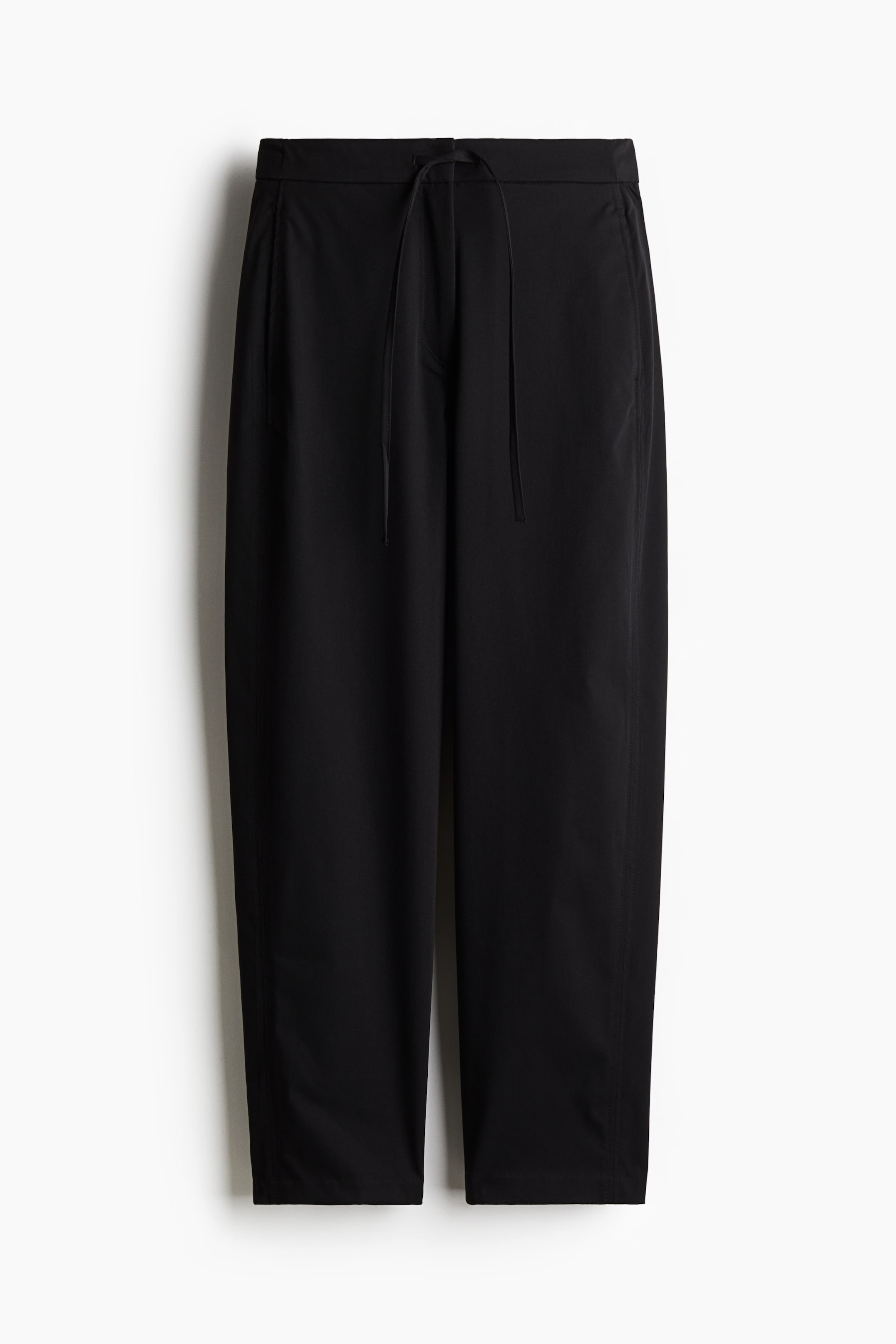 Ankle-Length Barrel-Leg Pants