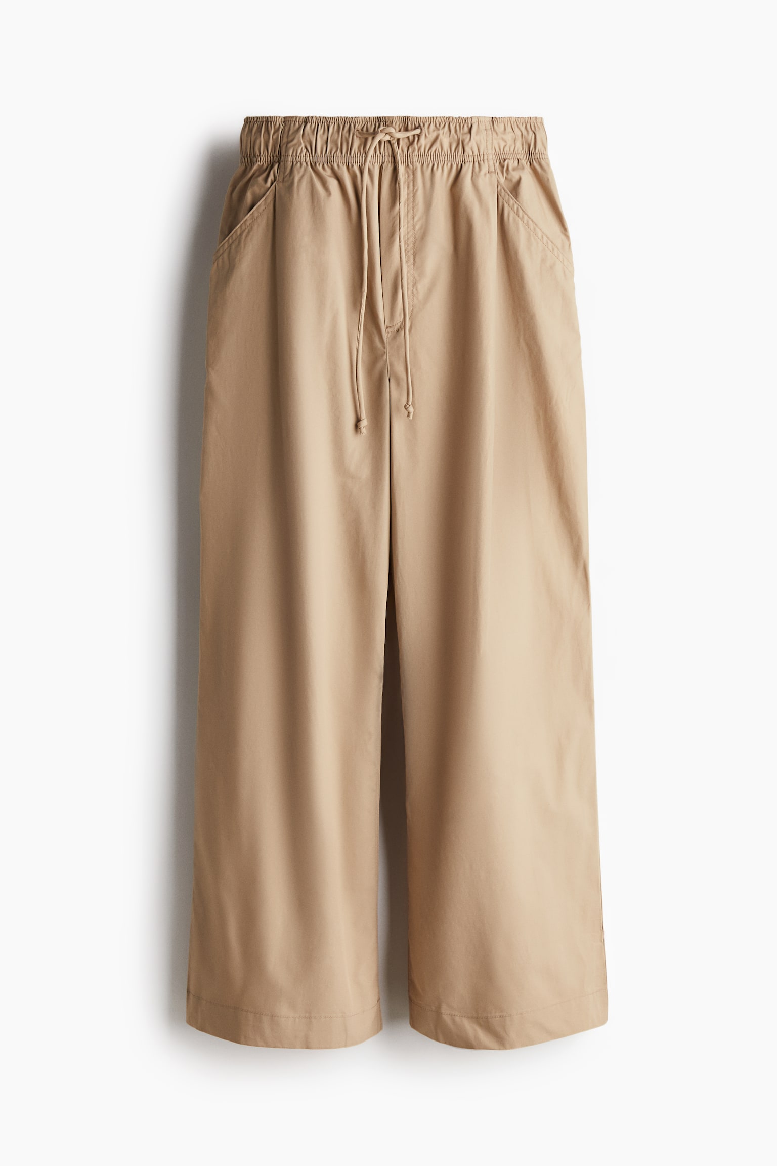 Drawstring chinos - Beige/Black - 2