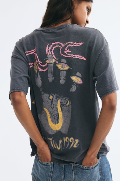 オーバーサイズ プリントTシャツ