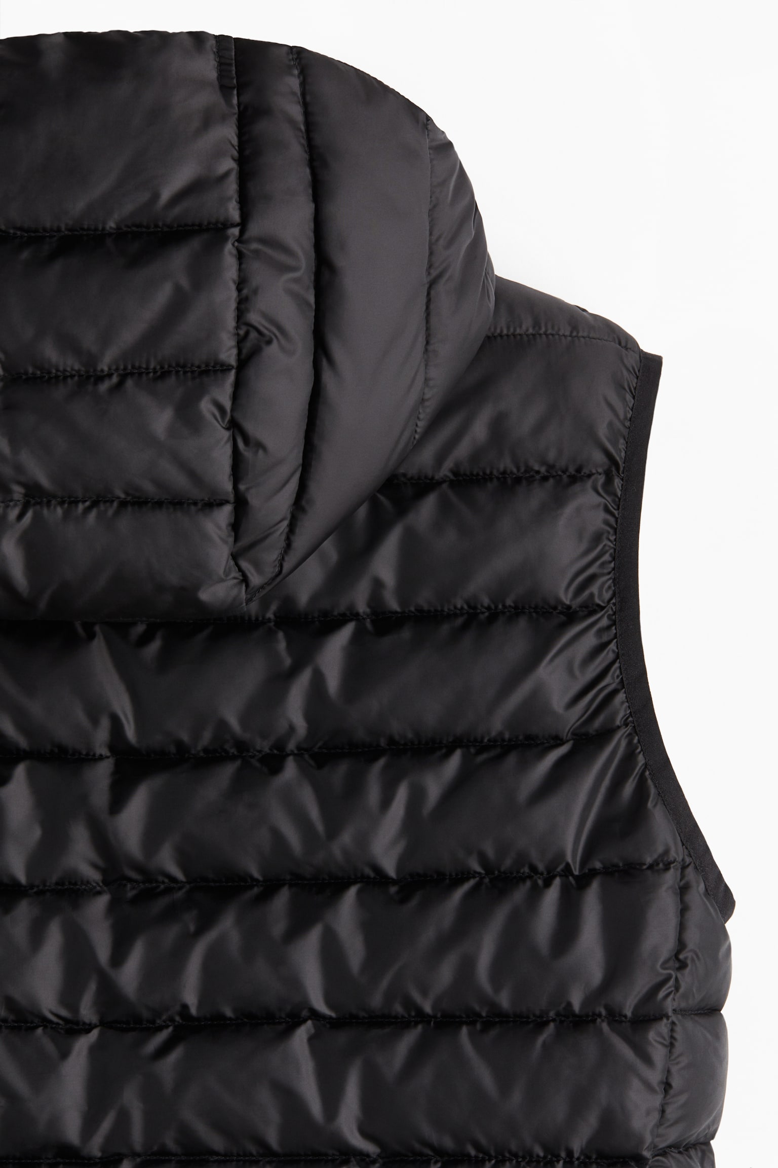 Padded lightweight puffer gilet - Black - 8