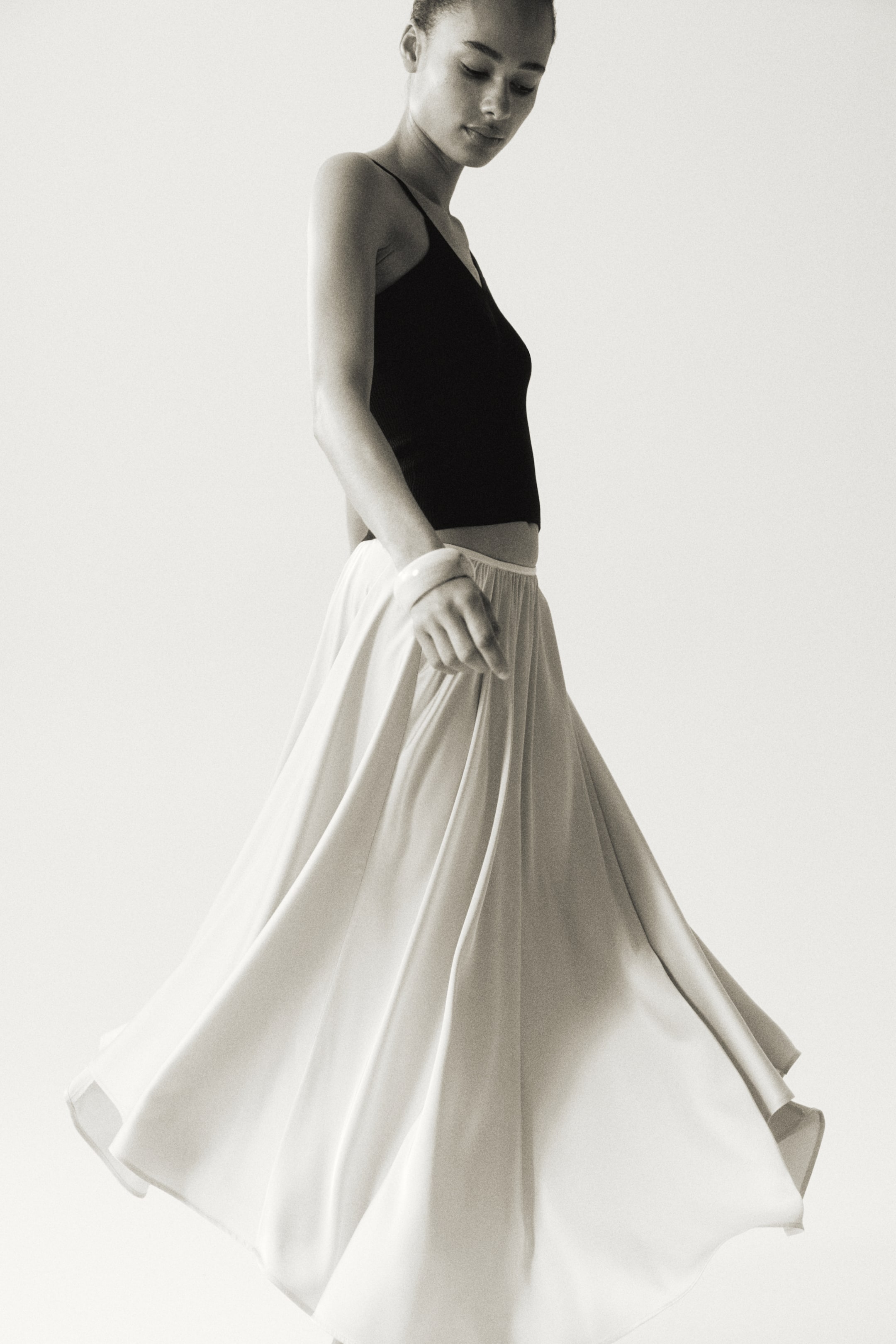 Satin Maxi Skirt