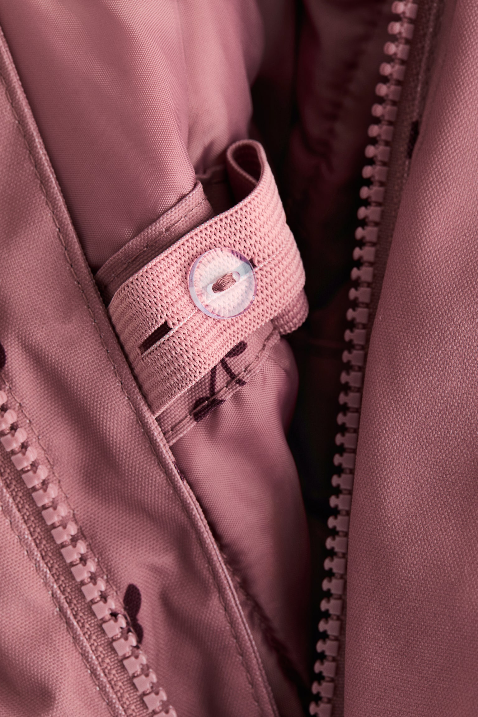Детский комбинезон H&M Waterproof Room-to-Grow Snowsuit, цвет: Пыльный розовый — фото 7