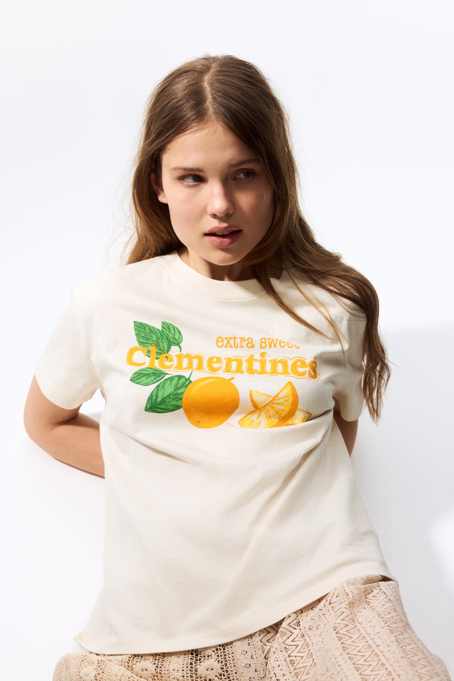 Printed T-shirt - Light beige/Clementines/Black/Italia/White/Olives/Red/Athletic/Navy blue/Italian Riviera/Cream/Rome/Light blue/Ragazza/Light grey marl/Amour/White/Flower - 3