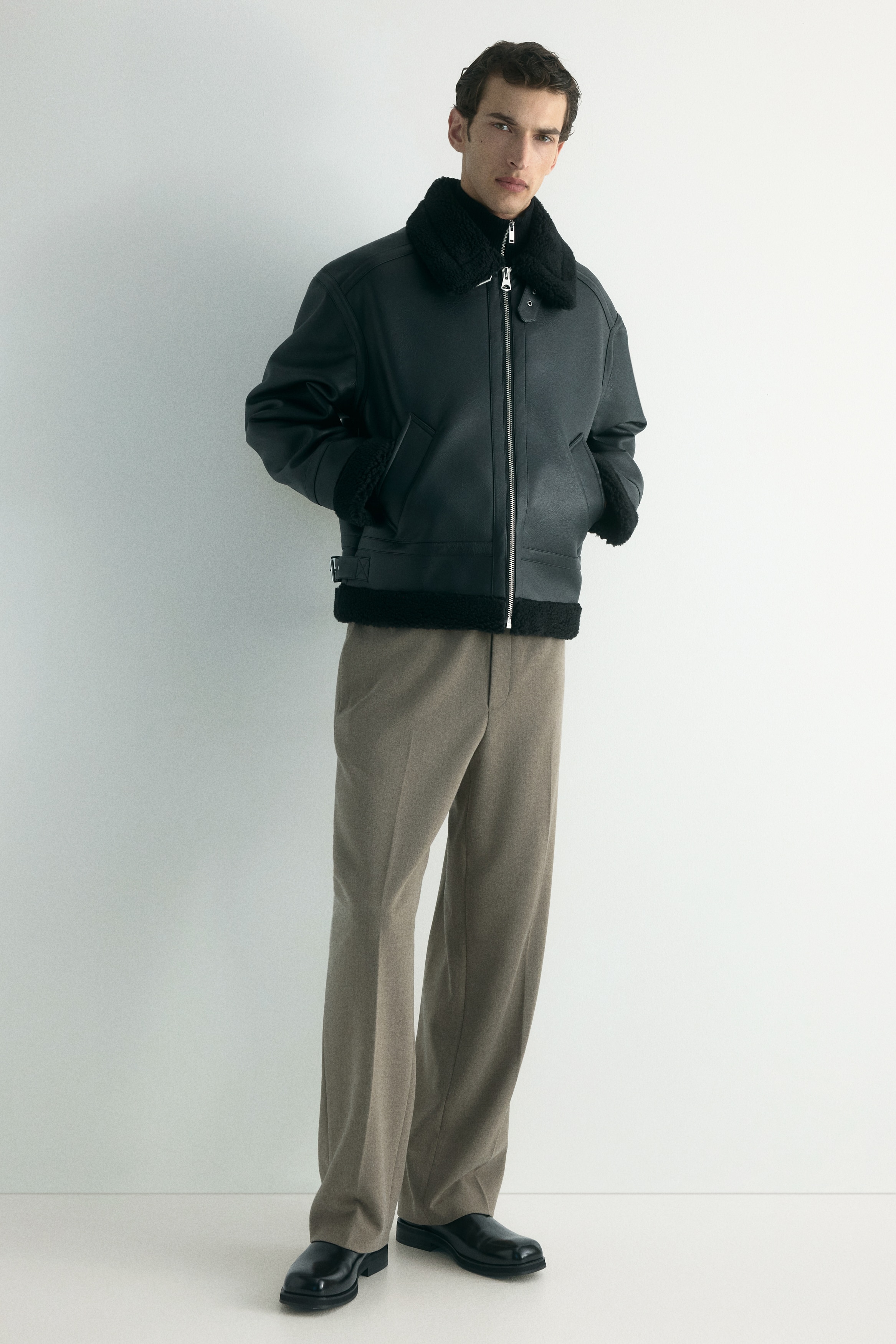 H & M - リラックスフィットパンツ - ブラウン