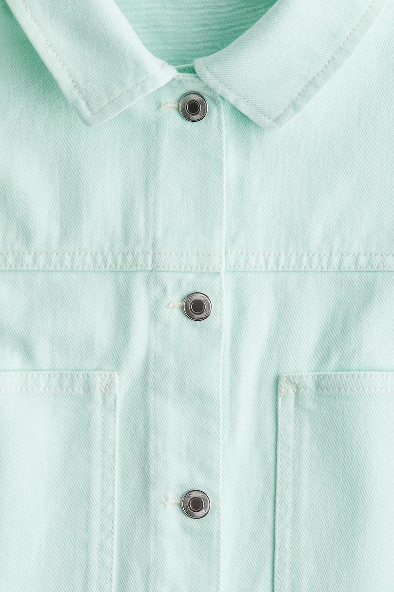 Oversized Cotton Twill Jacket