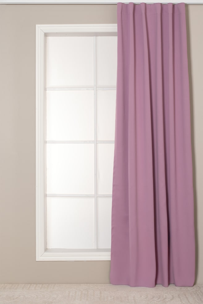 1-pack Gardinlängd Dokie - Lila/Brun/Roströd/Beige/Svart/Ljusgrå - 1