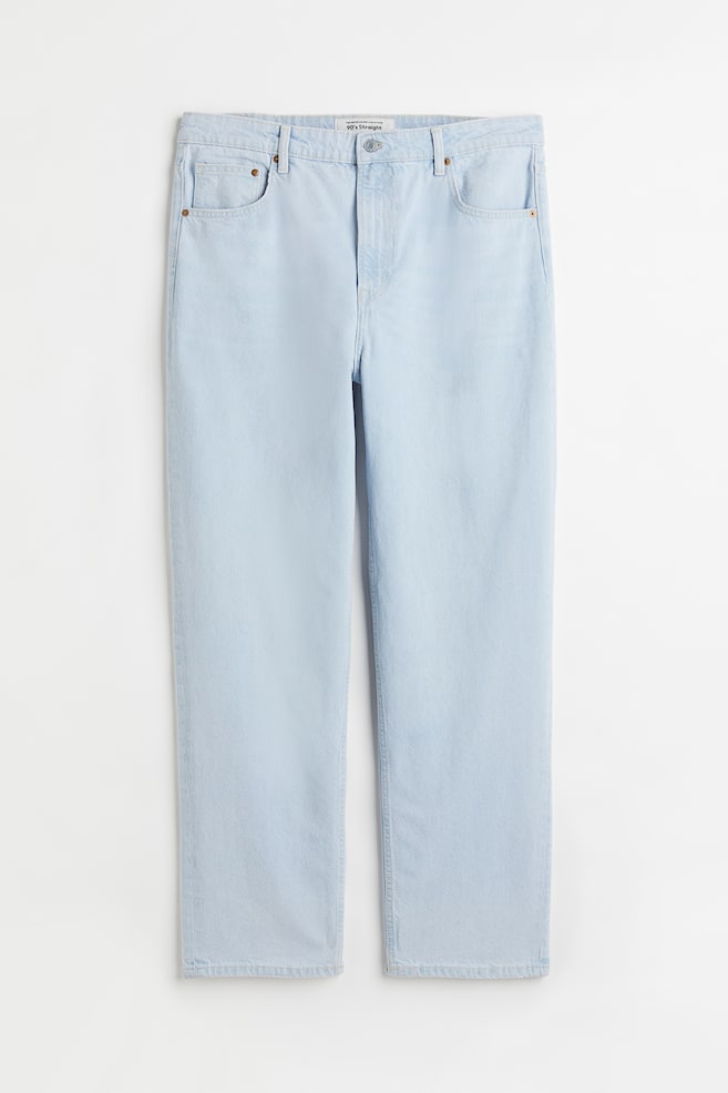 H&M+ 90s Straight Ultra High Jeans - Pale denim blue - 1