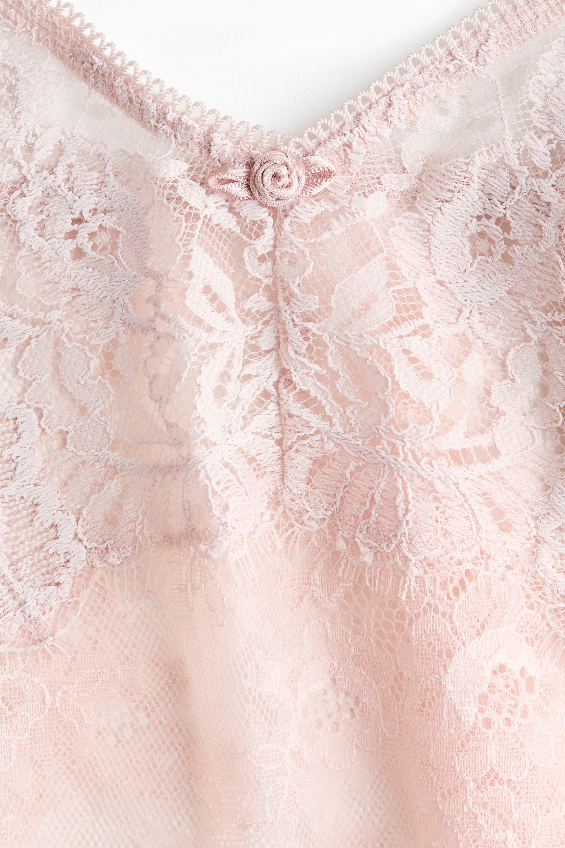 Agrandir l'image: Lace strappy top - Rose clair - FEMME | H&M BE 7