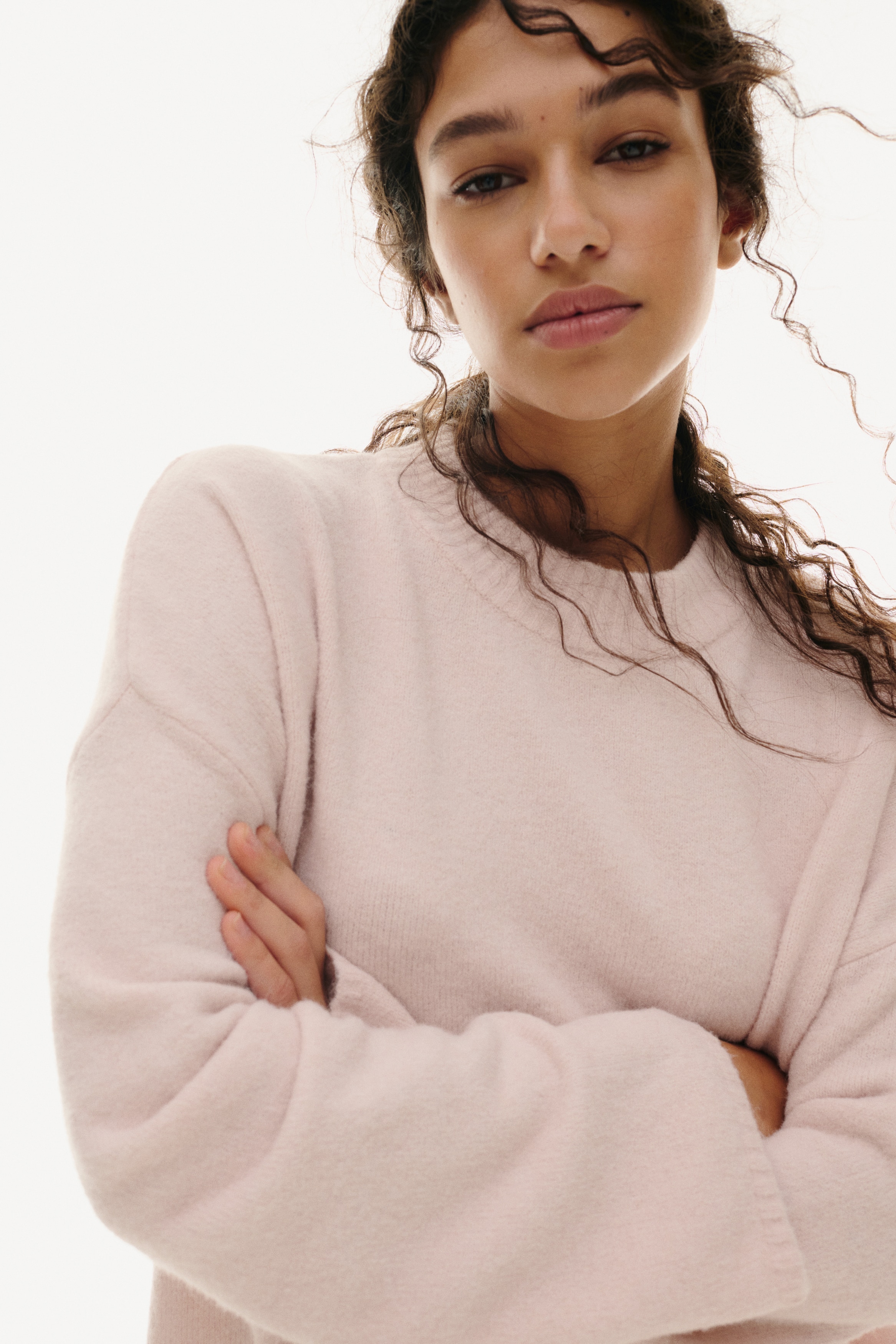 Pullover - Rosa cipria/Blu navy/Marrone scuro/Grigio mélange/Beige chiaro mélange/Beige chiaro/Grigio chiaro mélange/Marrone scuro