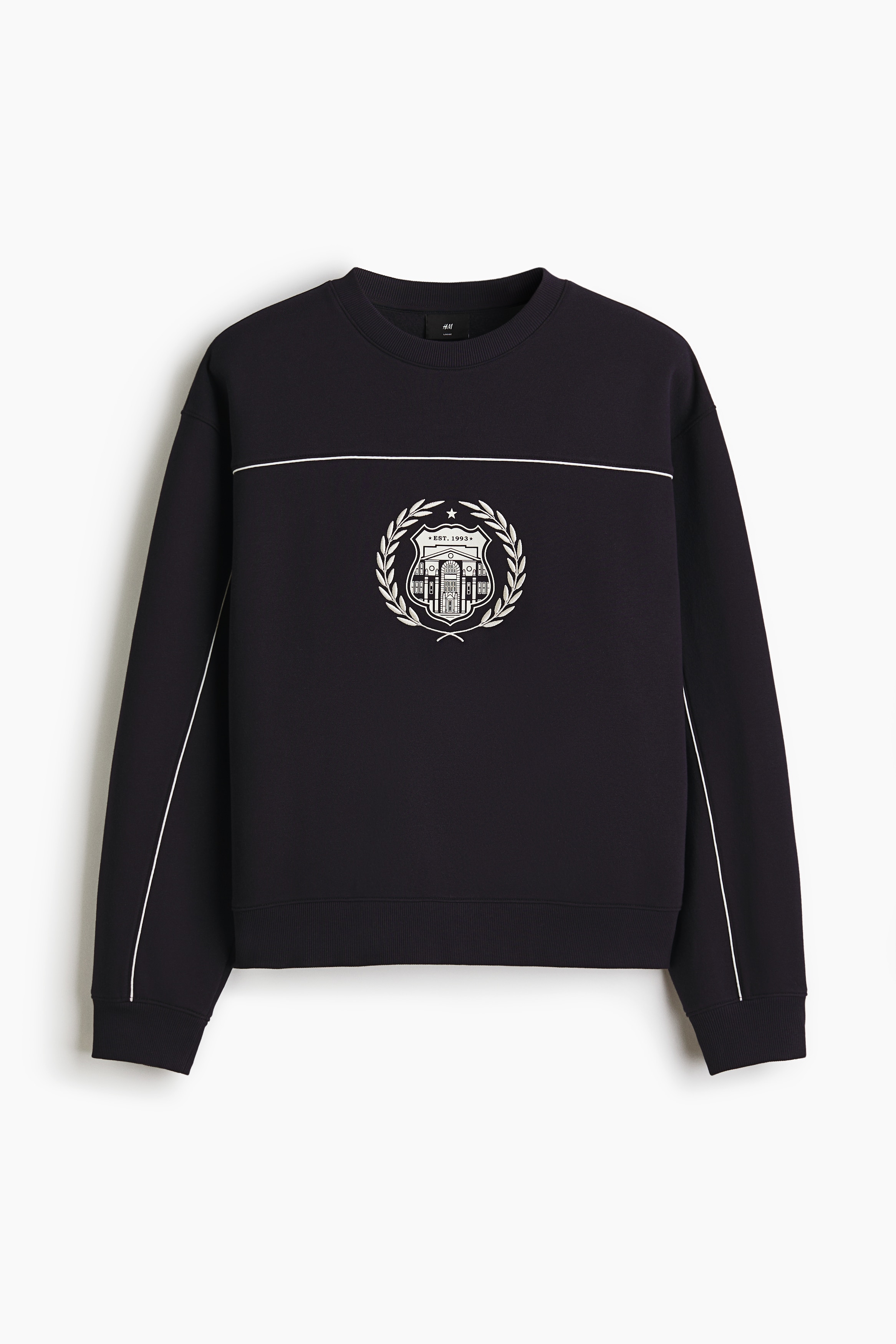 Loose Fit Sweatshirt - Dark blue/Grey marl