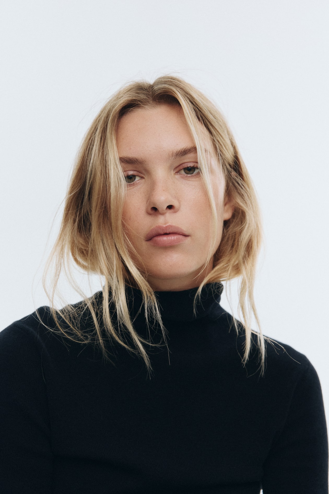 Pull col roulé en cachemire mélangé - Noir - FEMME | H&M FR