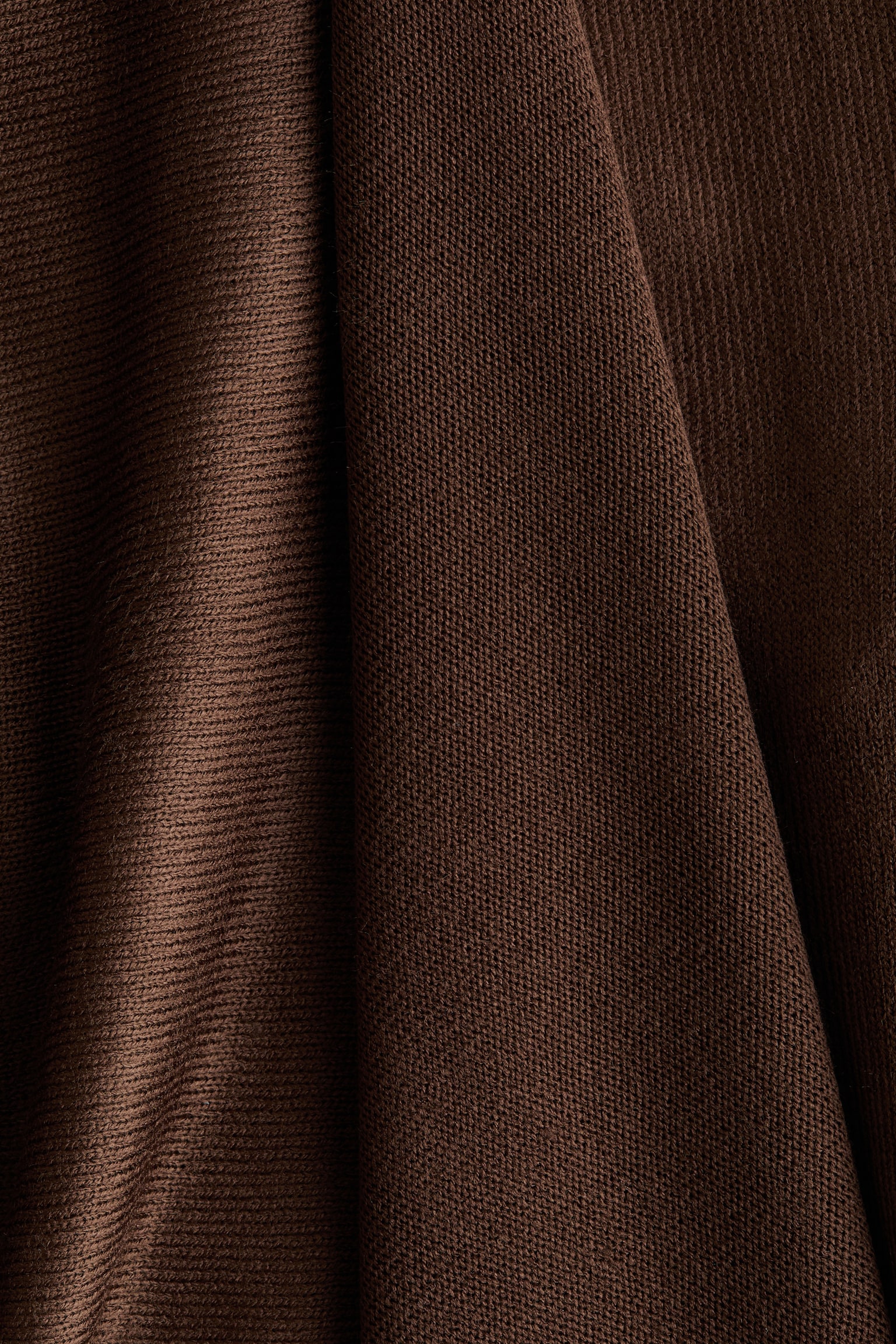 MAMA Scarf-detail nursing jumper - Dark brown - 2