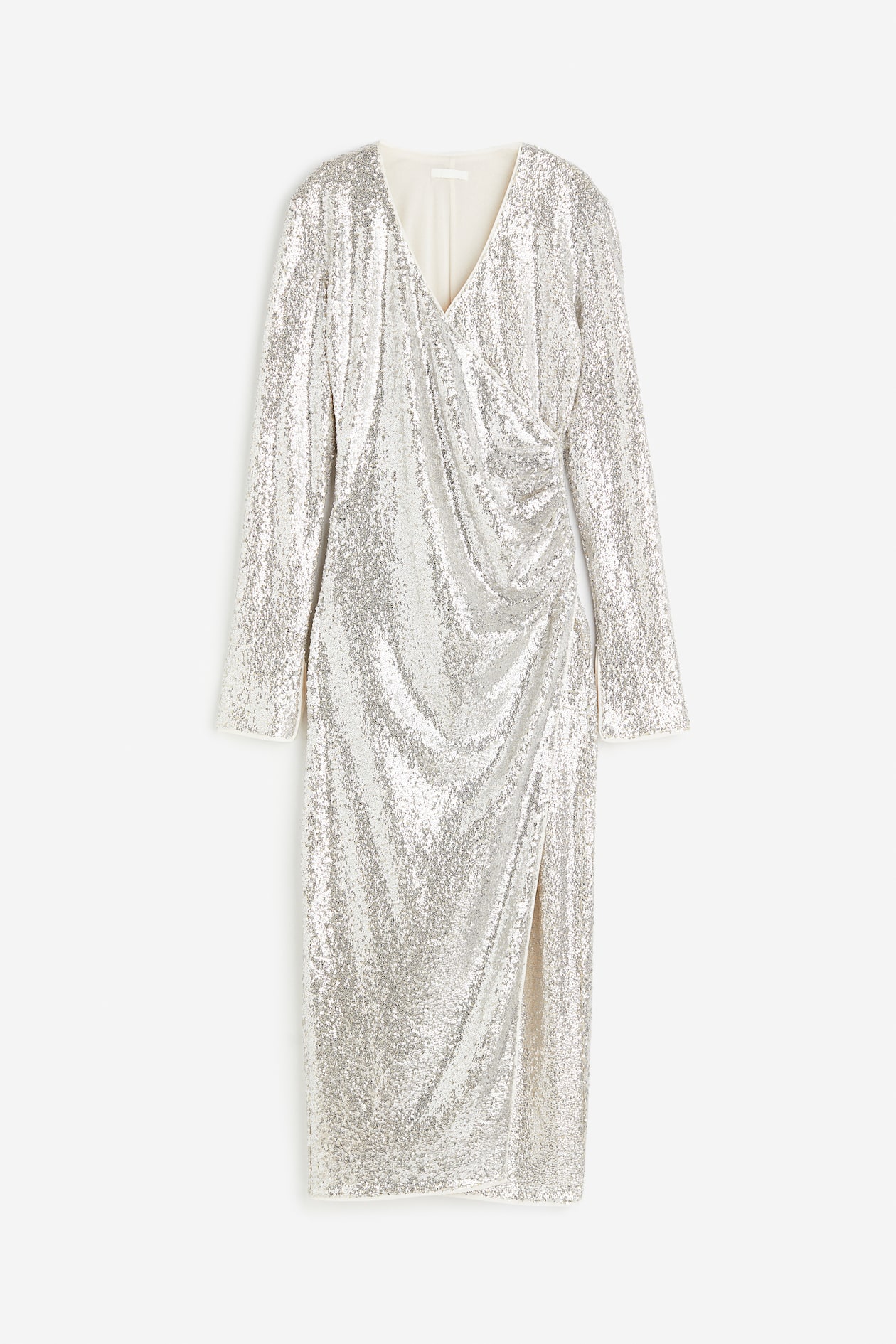 Sequined dress Silver-coloured Ladies H&M IN