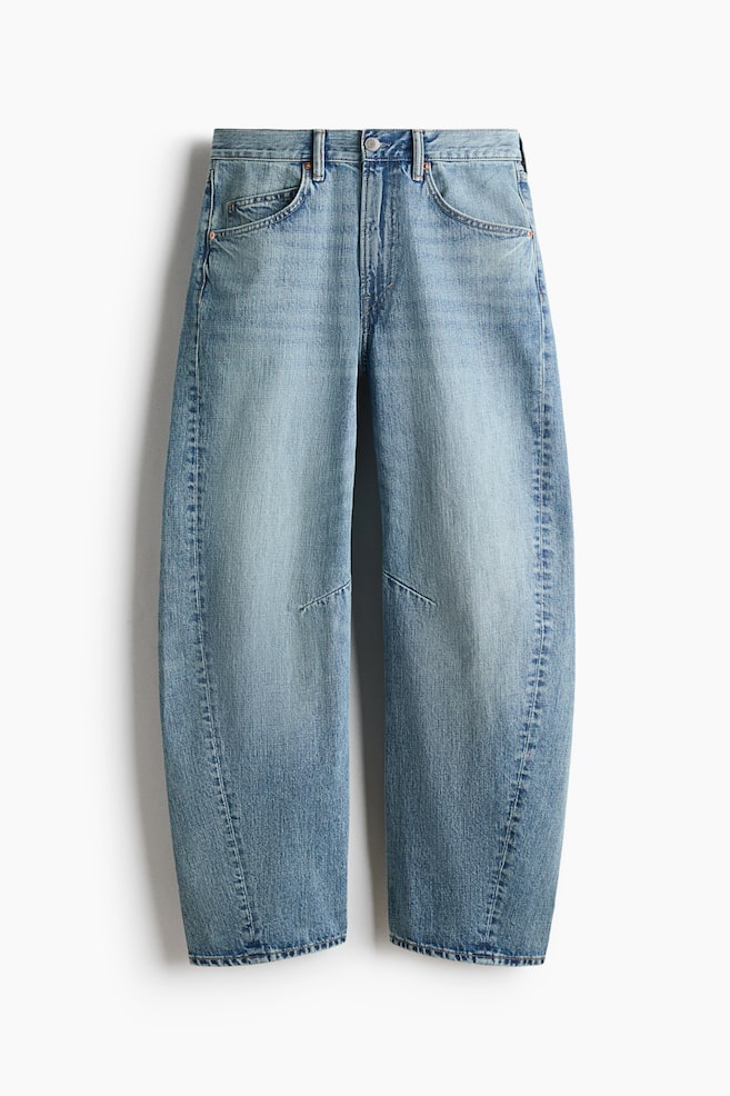 Loose Barrel Jeans - Light denim blue/Denim grey - 1