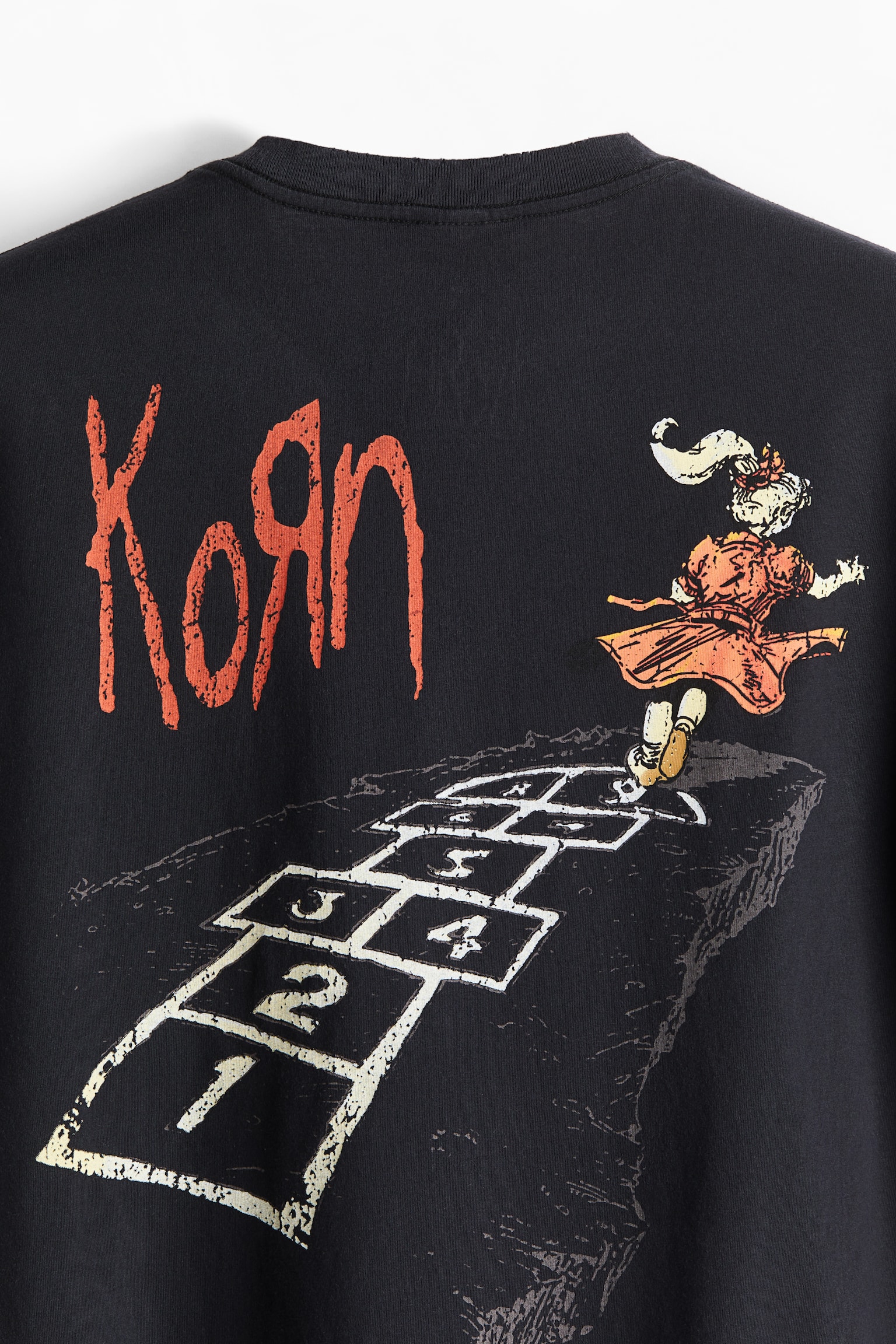 Loose Fit Vintage Look Print Tee - Black/Korn/Black/Nirvana/Black/The Strokes/White/Talking Heads/Black/Dolly Parton/Black/Pink Floyd/Black/Nirvana/Black/Primal Scream/White/Metallica/Black/Nine Inch Nails - 3