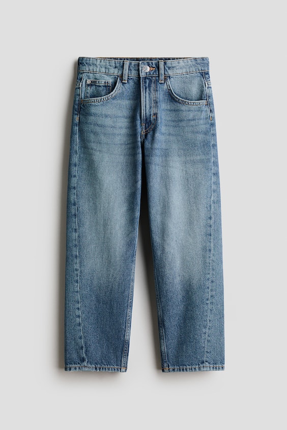 Детские джинсы H&M Loose-Fit, цвет: Джинсовый синий