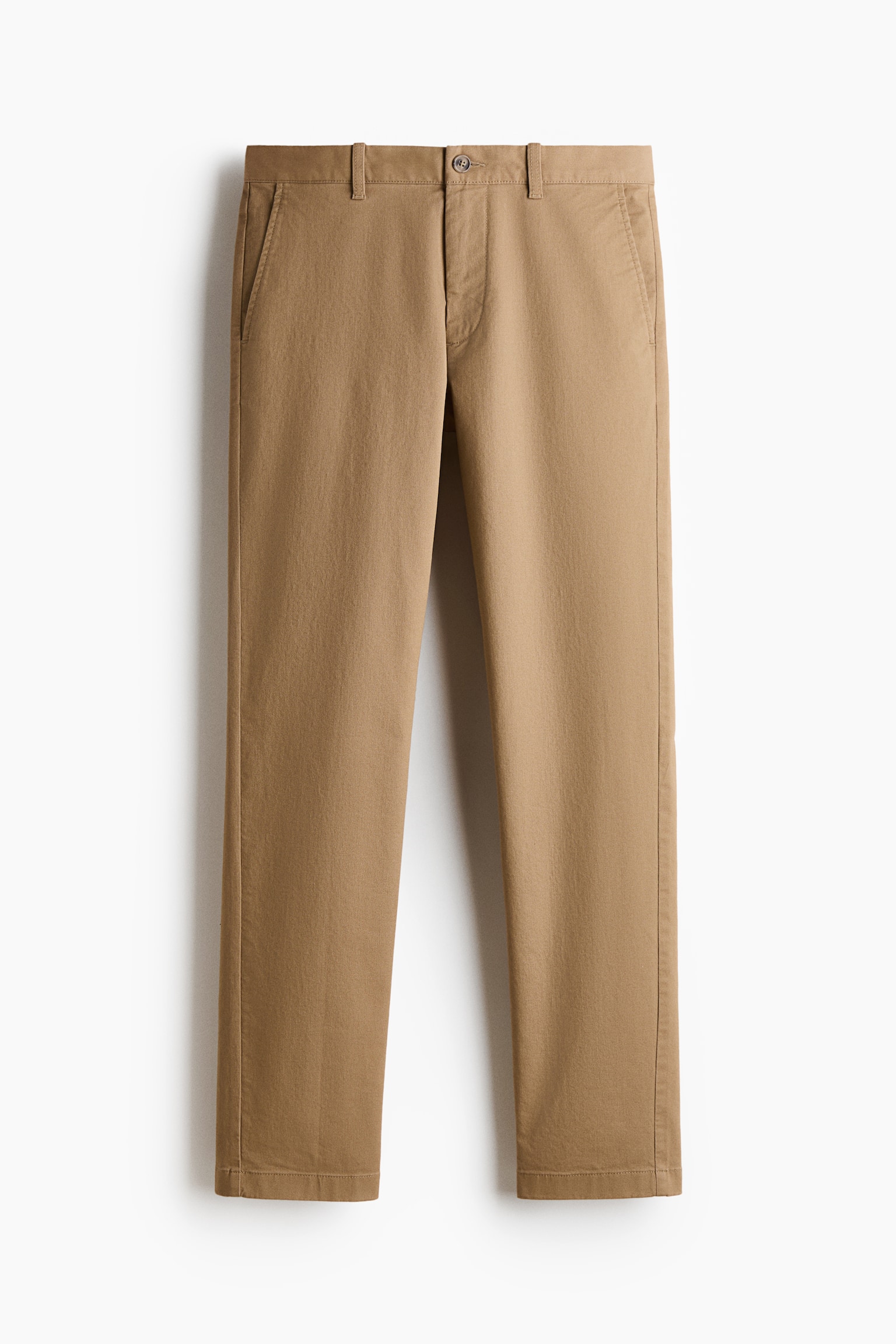 Slim-Fit Cotton Chinos - Dark beige/Navy blue/Black/Light beige - 1
