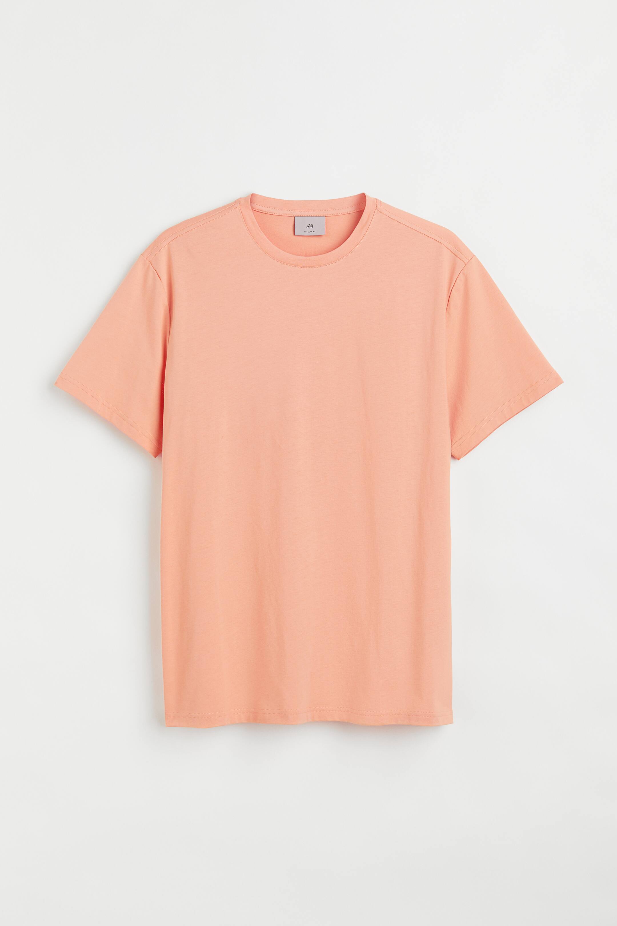 Prikaži veću sliku: Majica od prvoklasnog pamuka Regular Fit - Koralna - Men | H&M RS 1