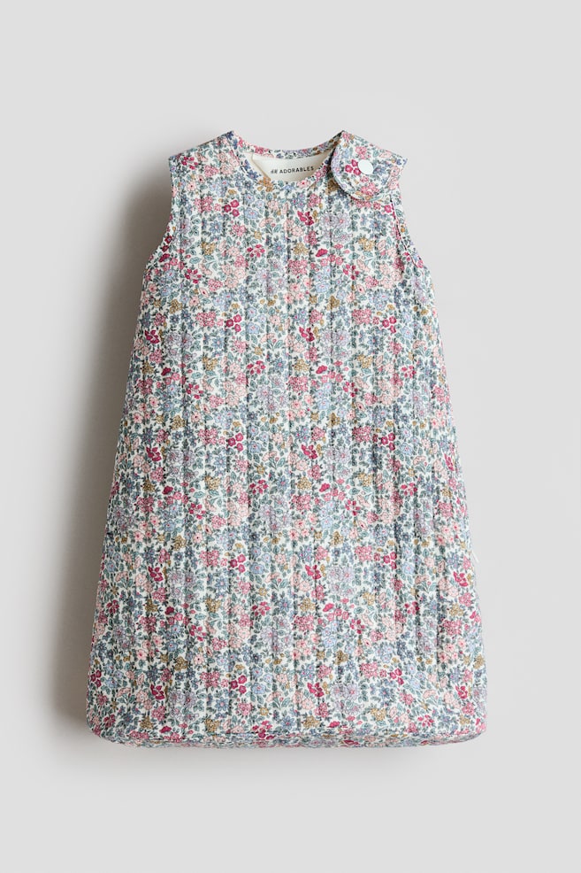 Patterned sleep bag - Green/Floral/Light beige/Floral - 1