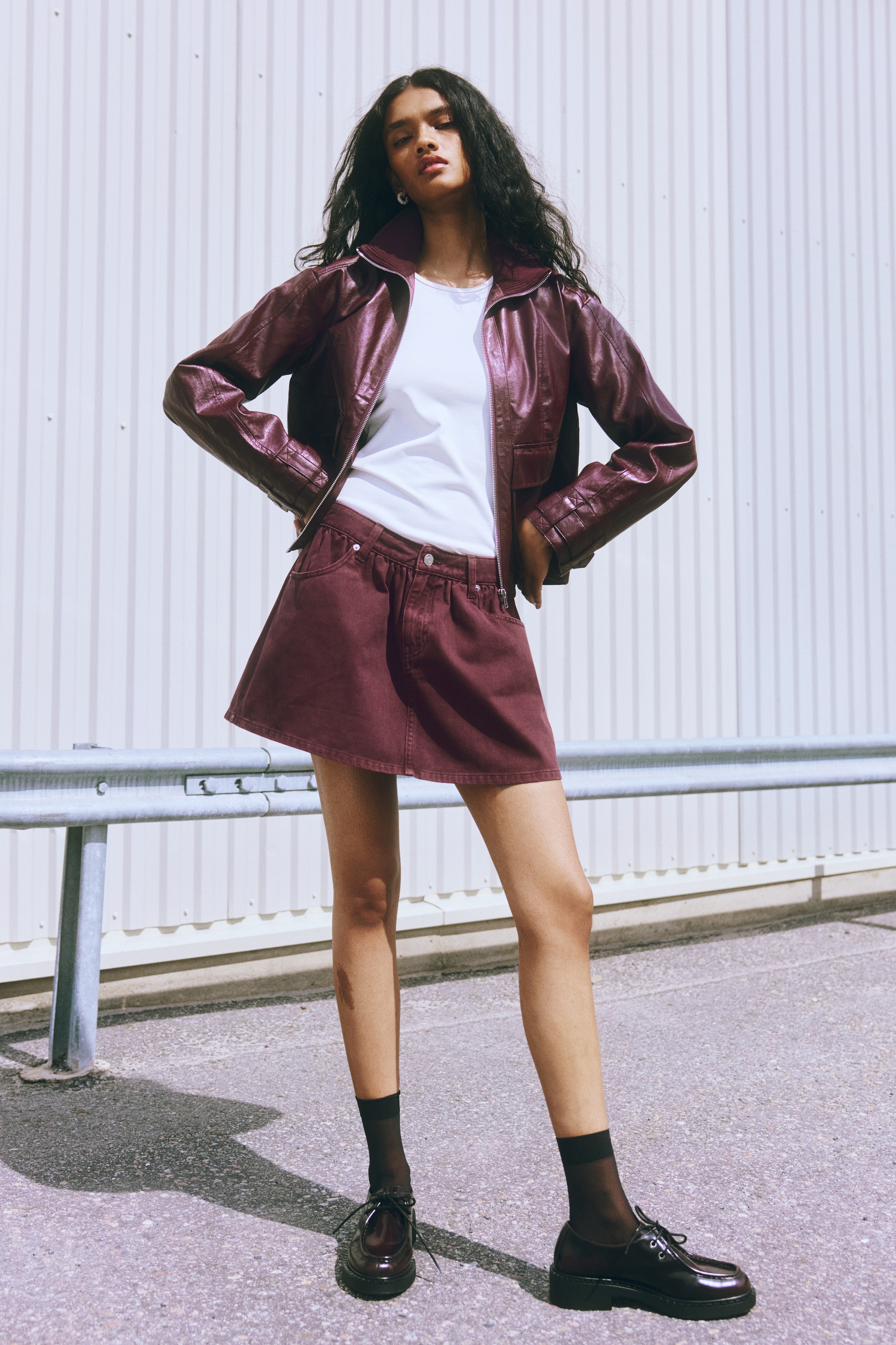 アビエータージャケット - ブラック - レディース | H&M JP