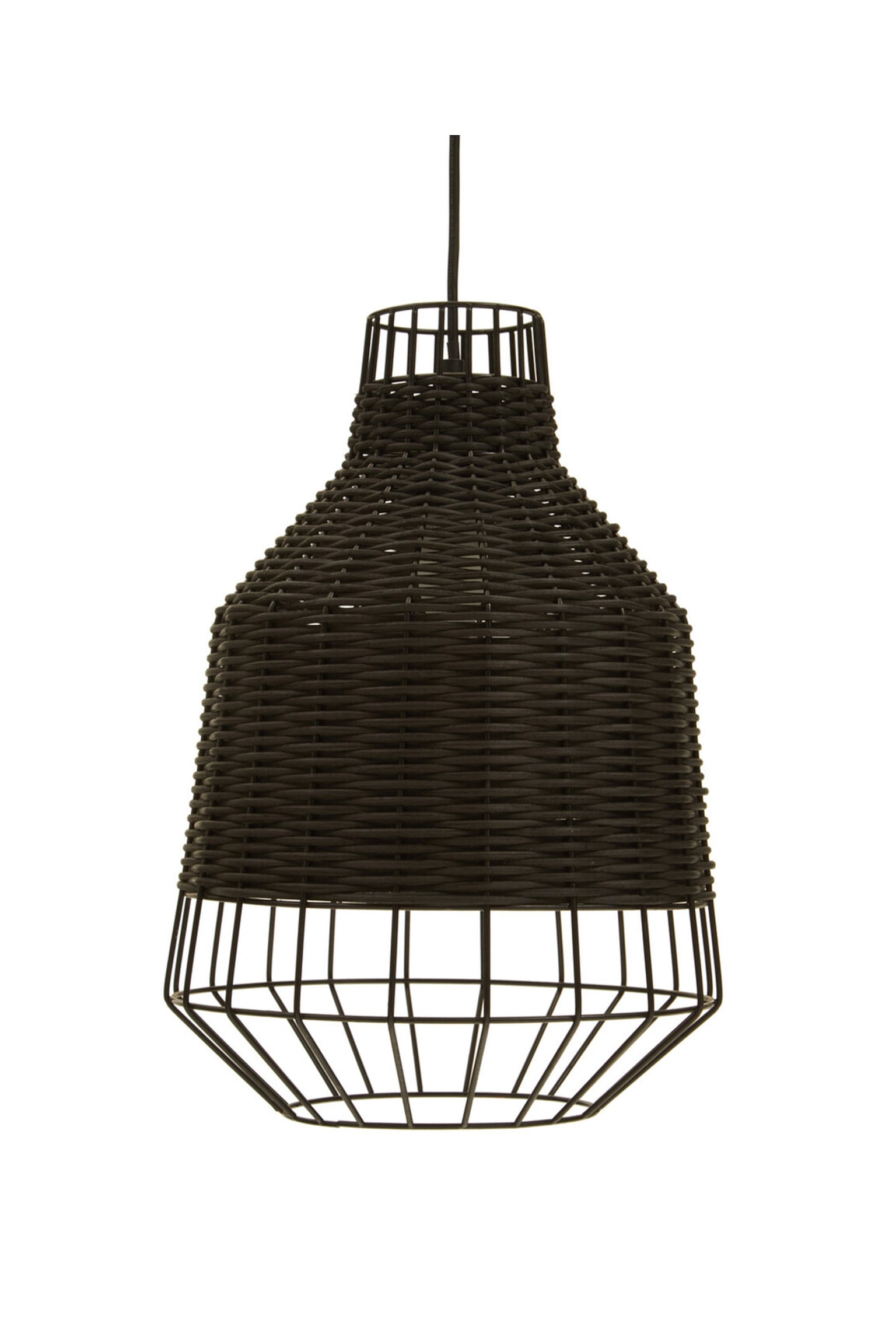 Jaya Rattan Pendant Lamp - Black - 2