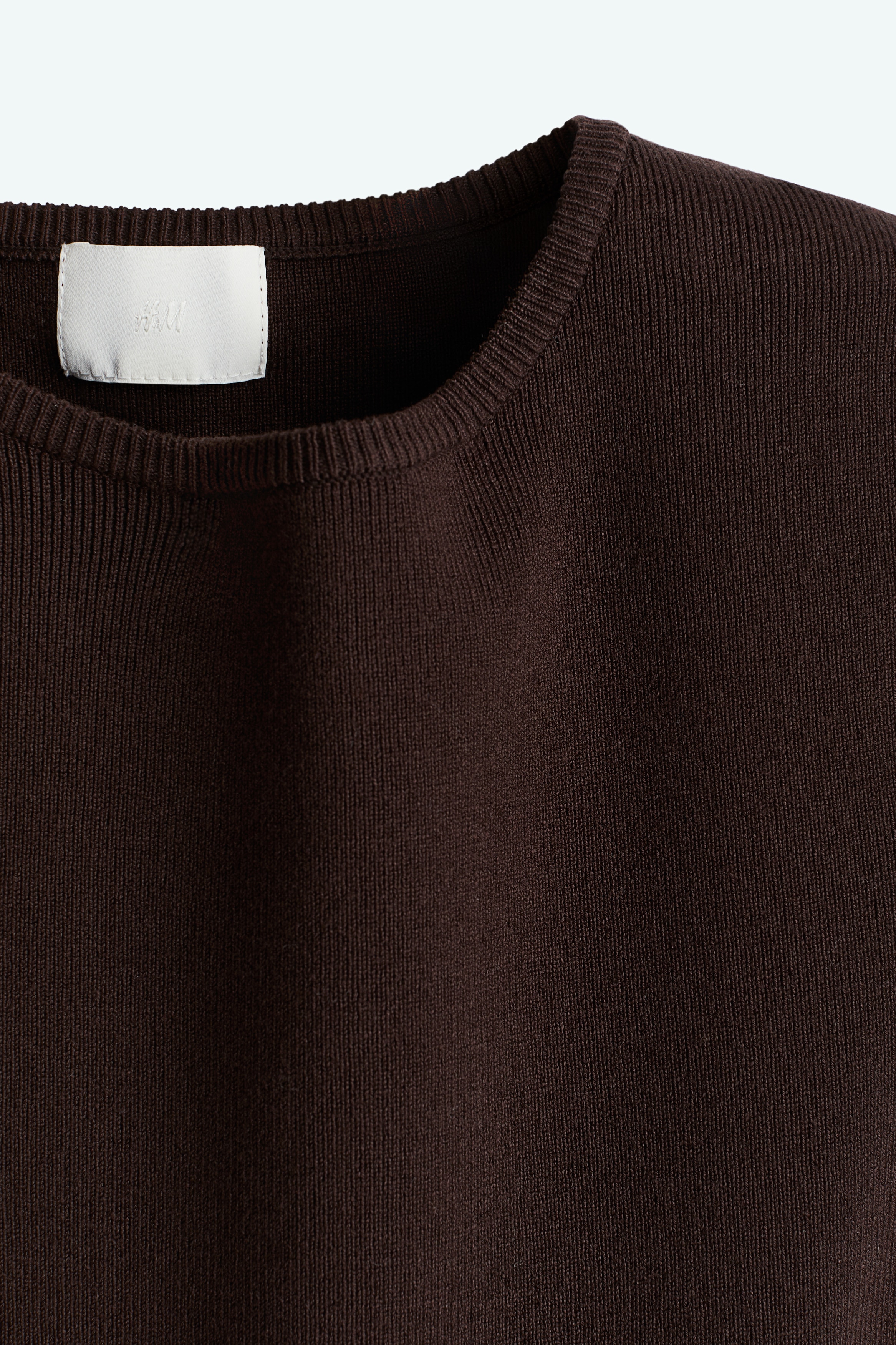 Fine-knit T-shirt