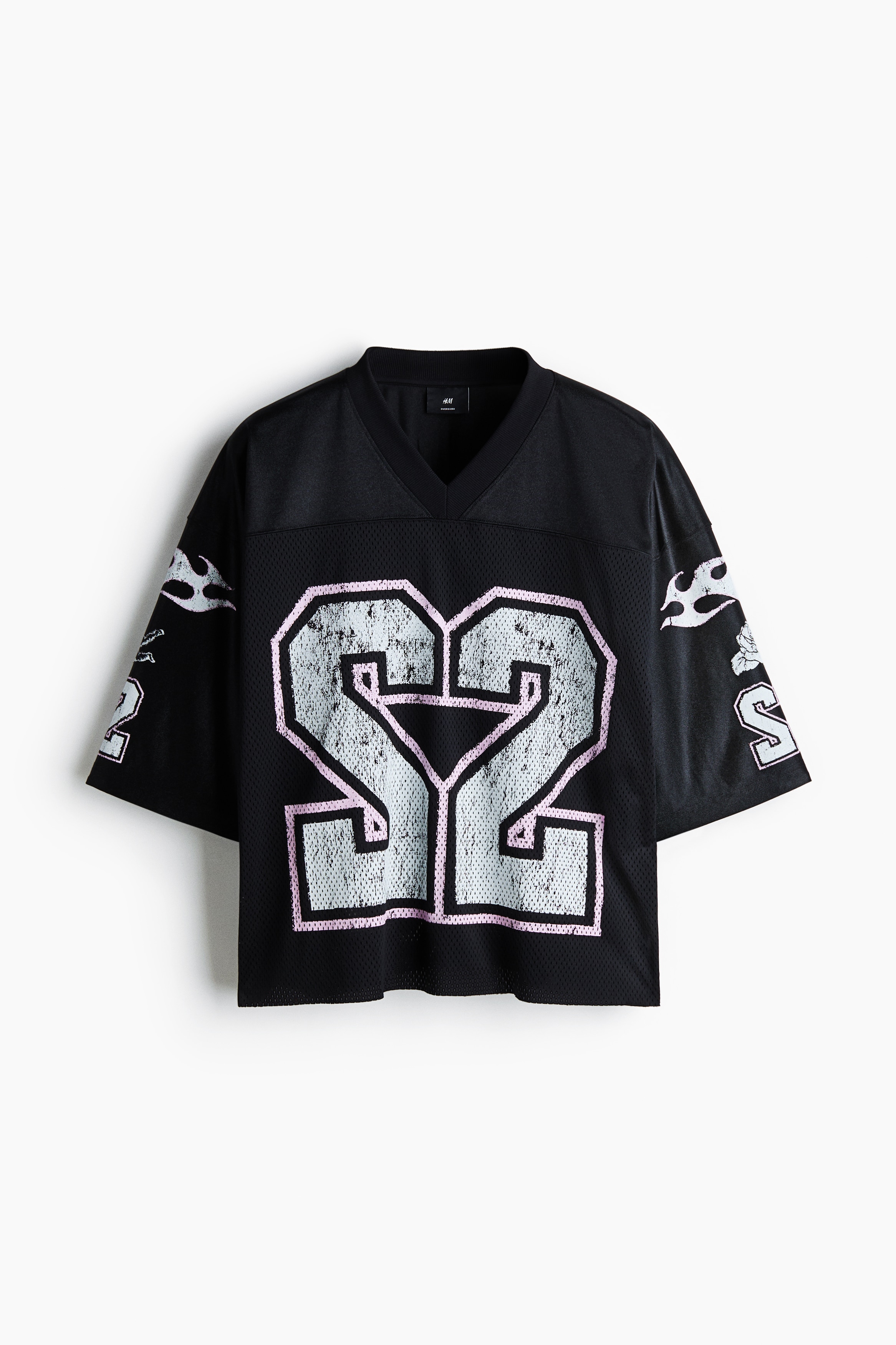 T-shirt Oversized Fit en mesh imprimé - Noir/22/Blanc/W. Coast 95/Bleu foncé/W. Coast 95/Blanc/22