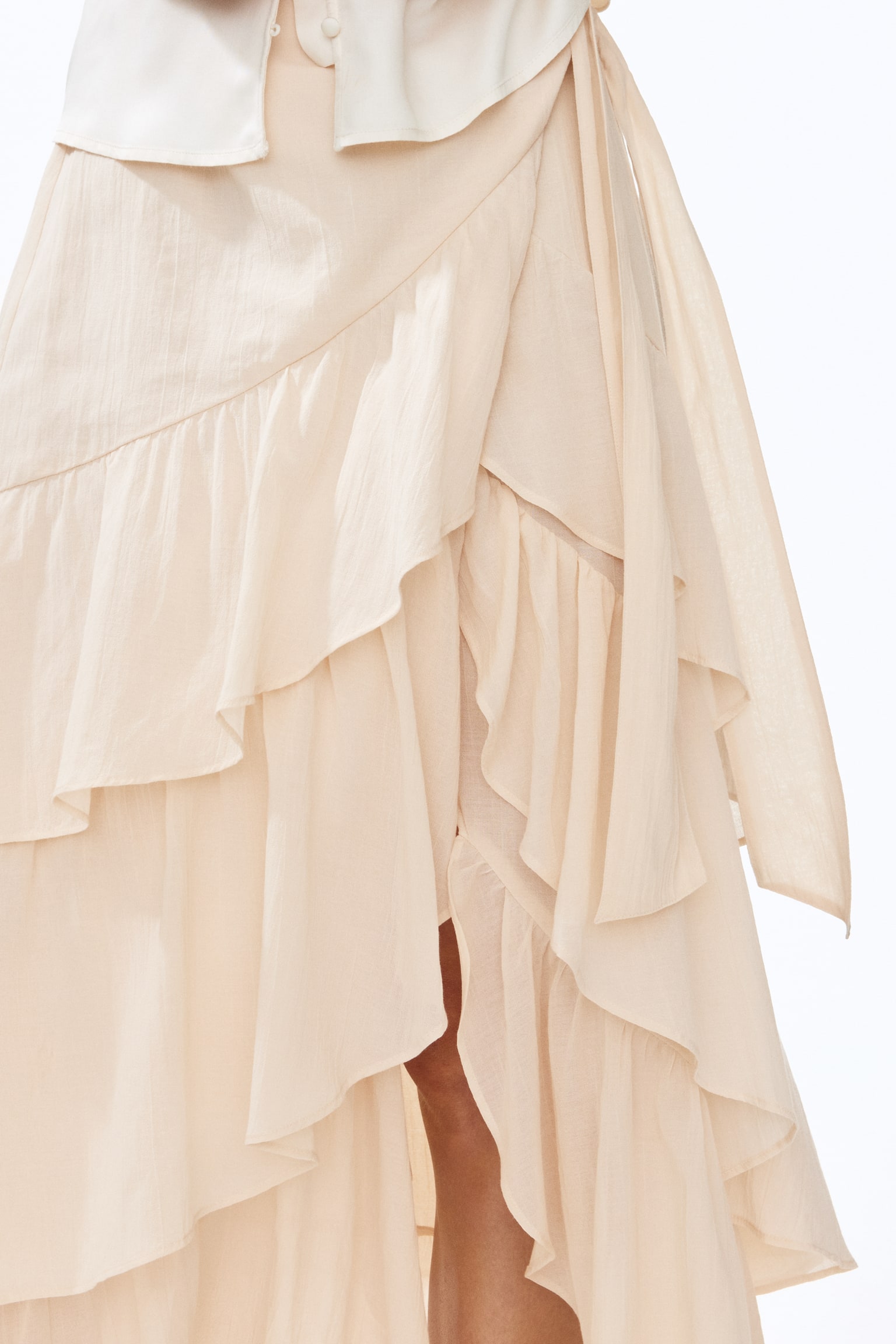 Tiered wrap skirt - 3