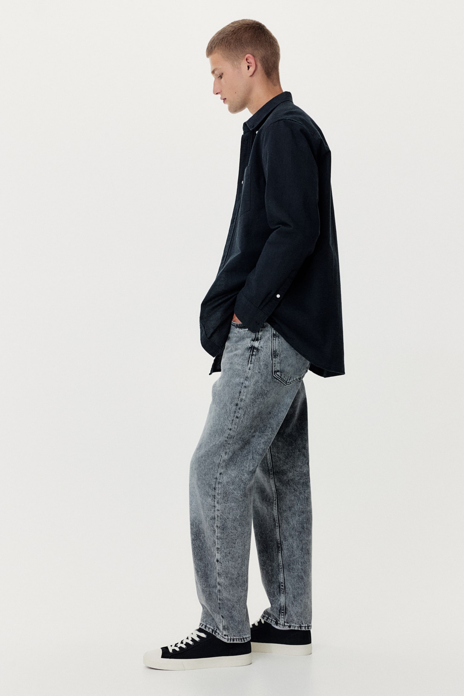 Relaxed Jeans - Denim grey/Black/Light denim blue/Denim blue - 3