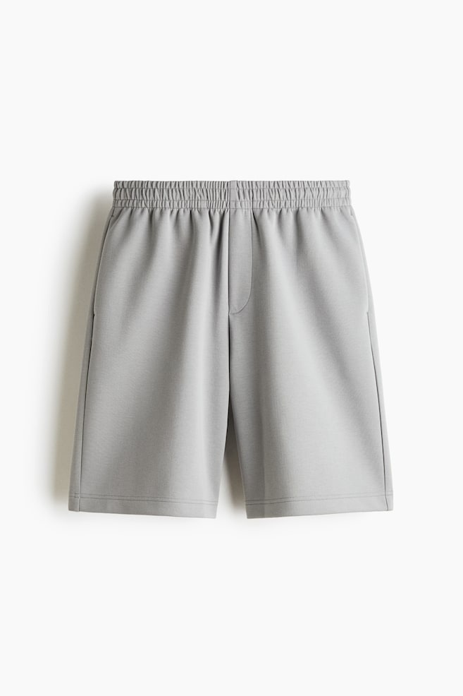 Relaxed Fit Interlock shorts - Light grey/Navy blue/Light grey marl/Black/Dark grey/Light grey/Brown - 1