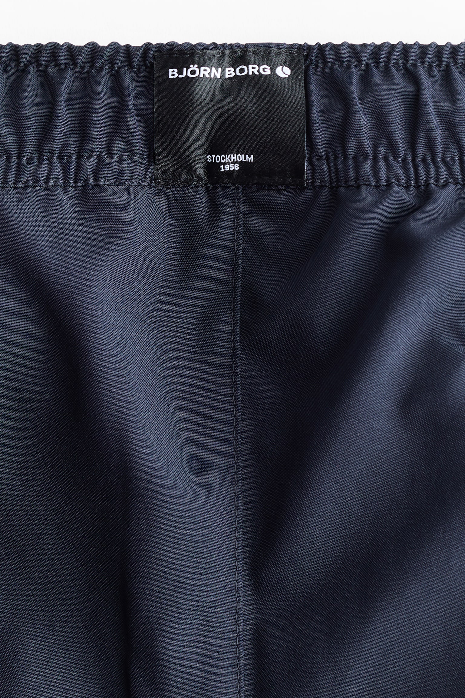 Borg Retro Swim Shorts - Navy Blue - 2