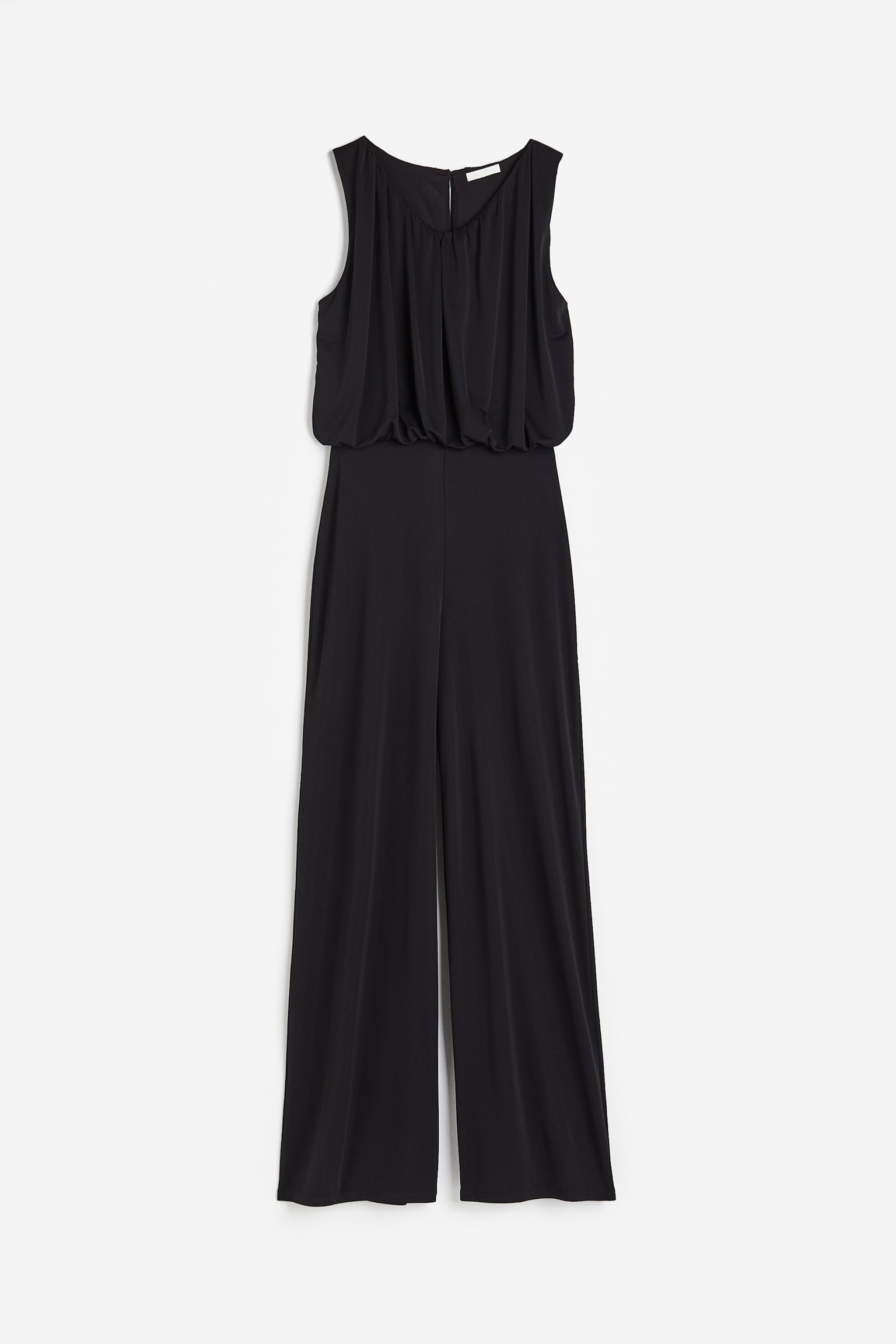 Sleeveless jumpsuit - Black - 1