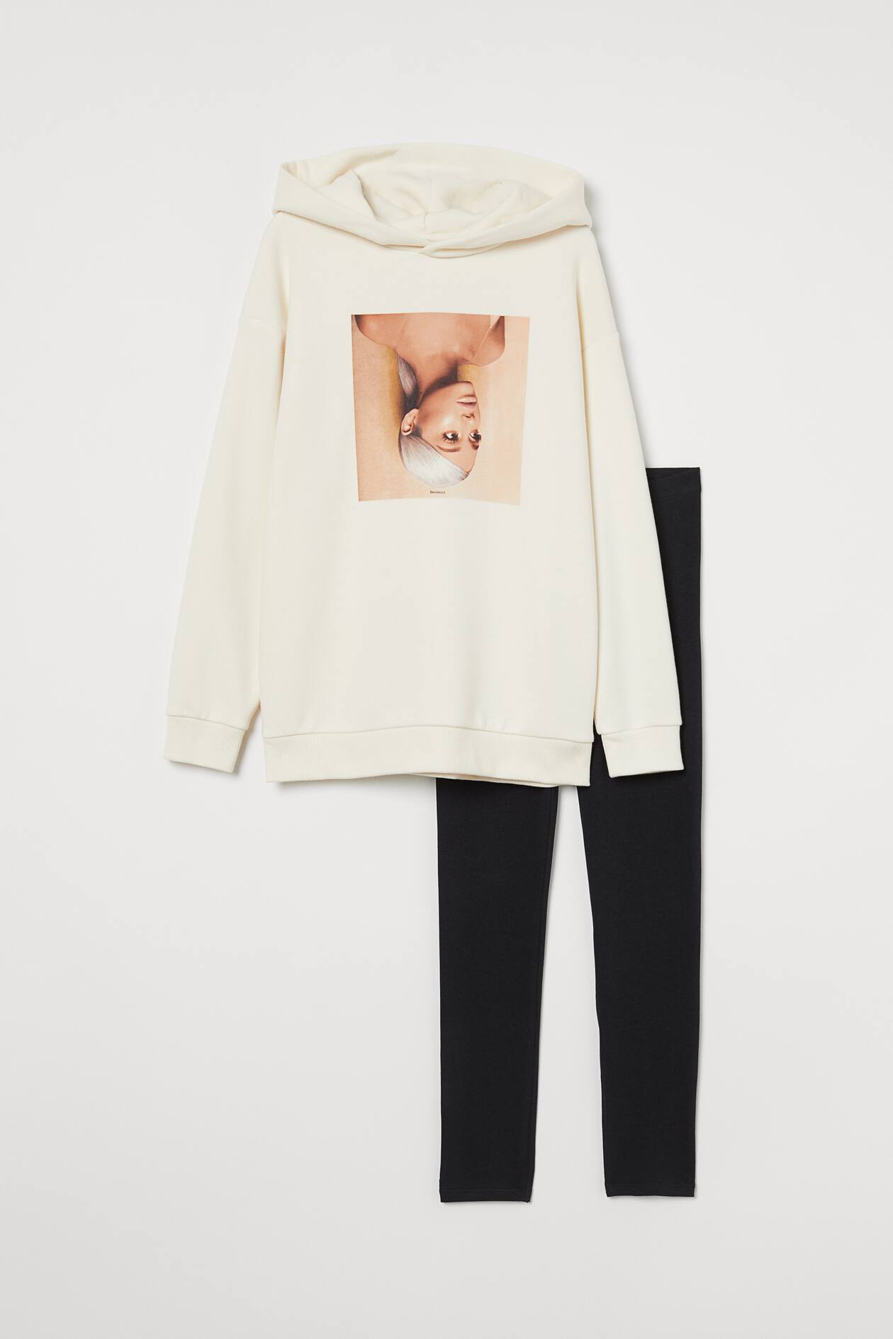 2-piece printed set Natural white/Ariana Grande Kids H&M HK