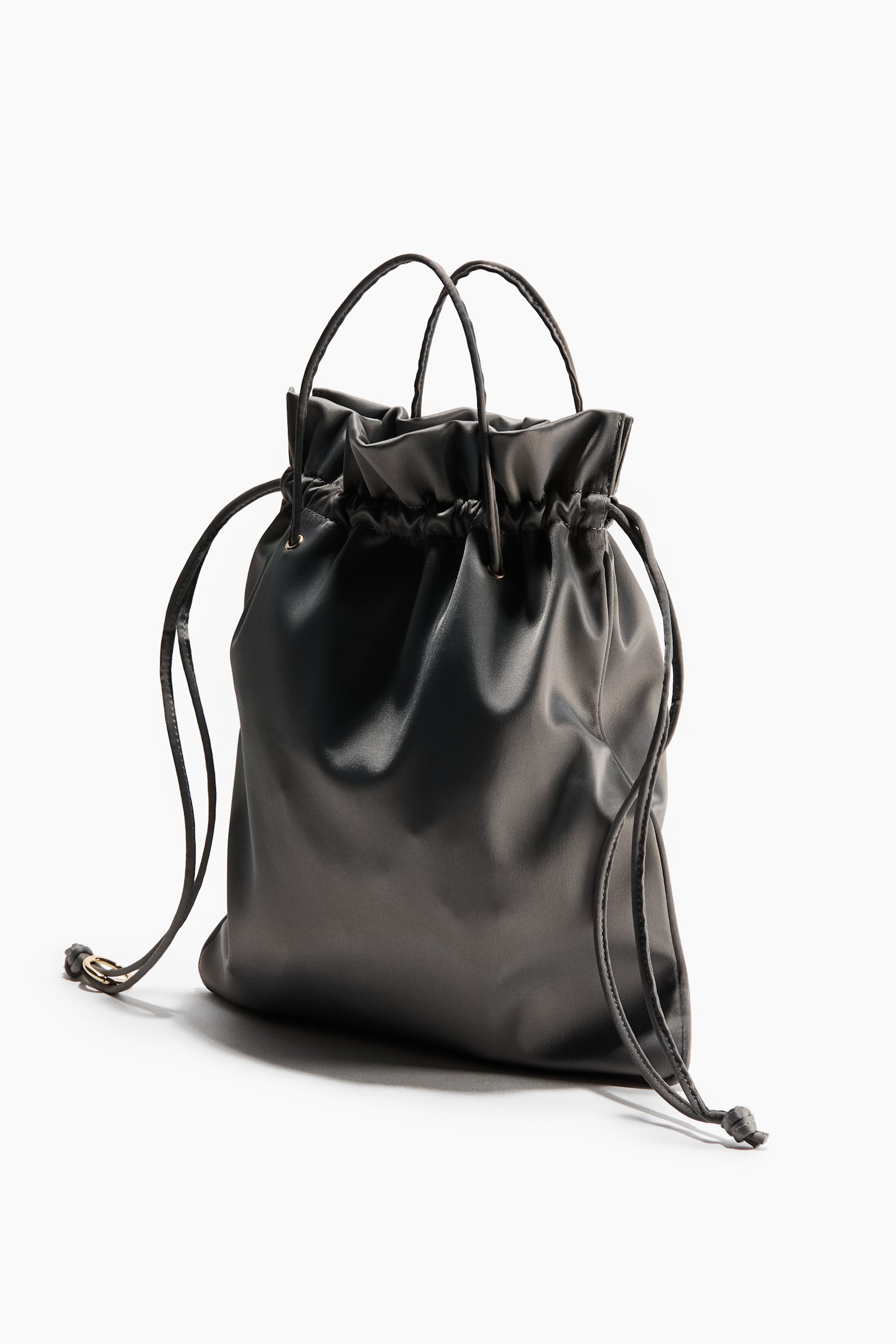Женская сумка H&M Small bucket, цвет: Тёмный серый — фото 4