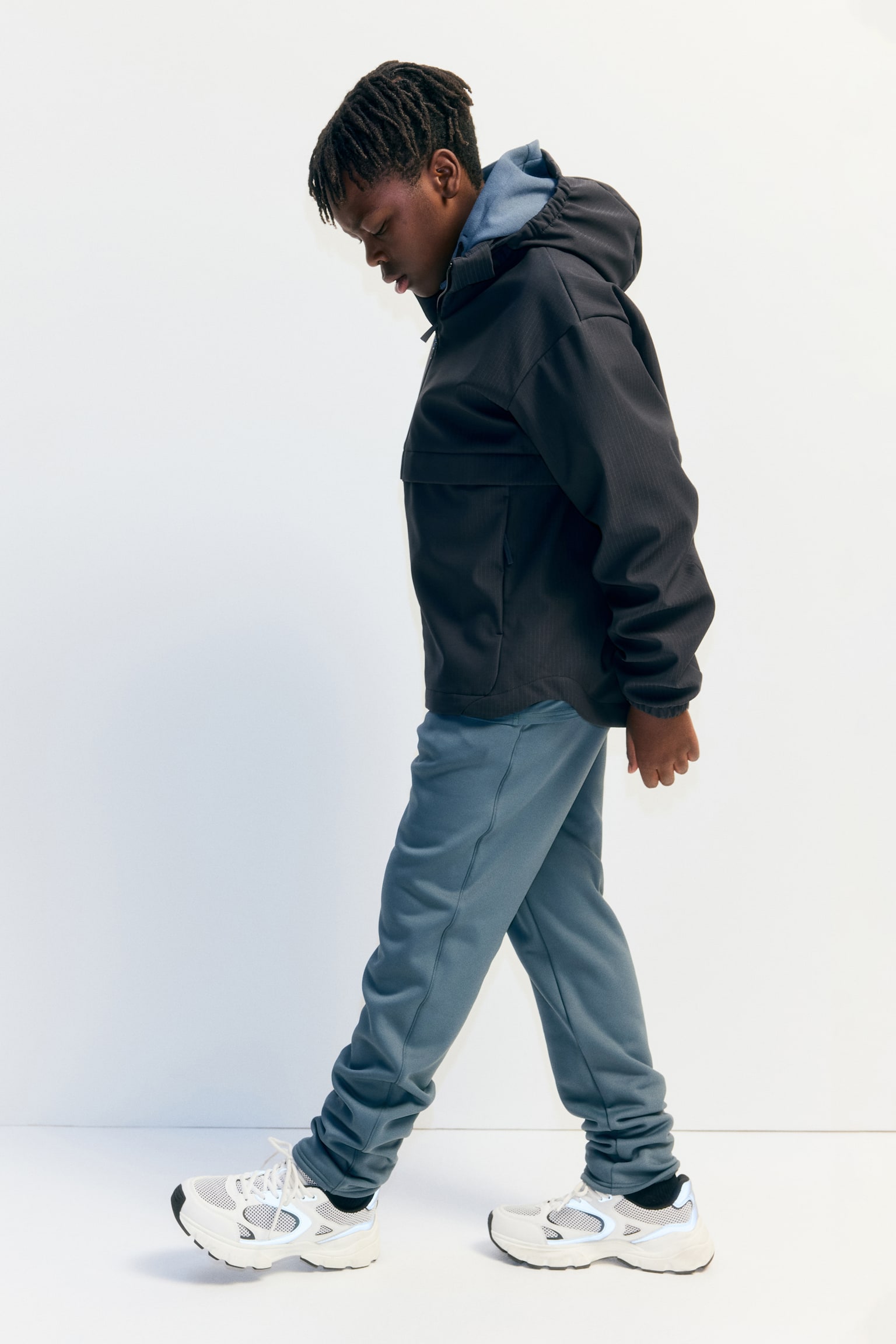 Warming sports joggers with ThermoMove™ - Teal/Black - 4