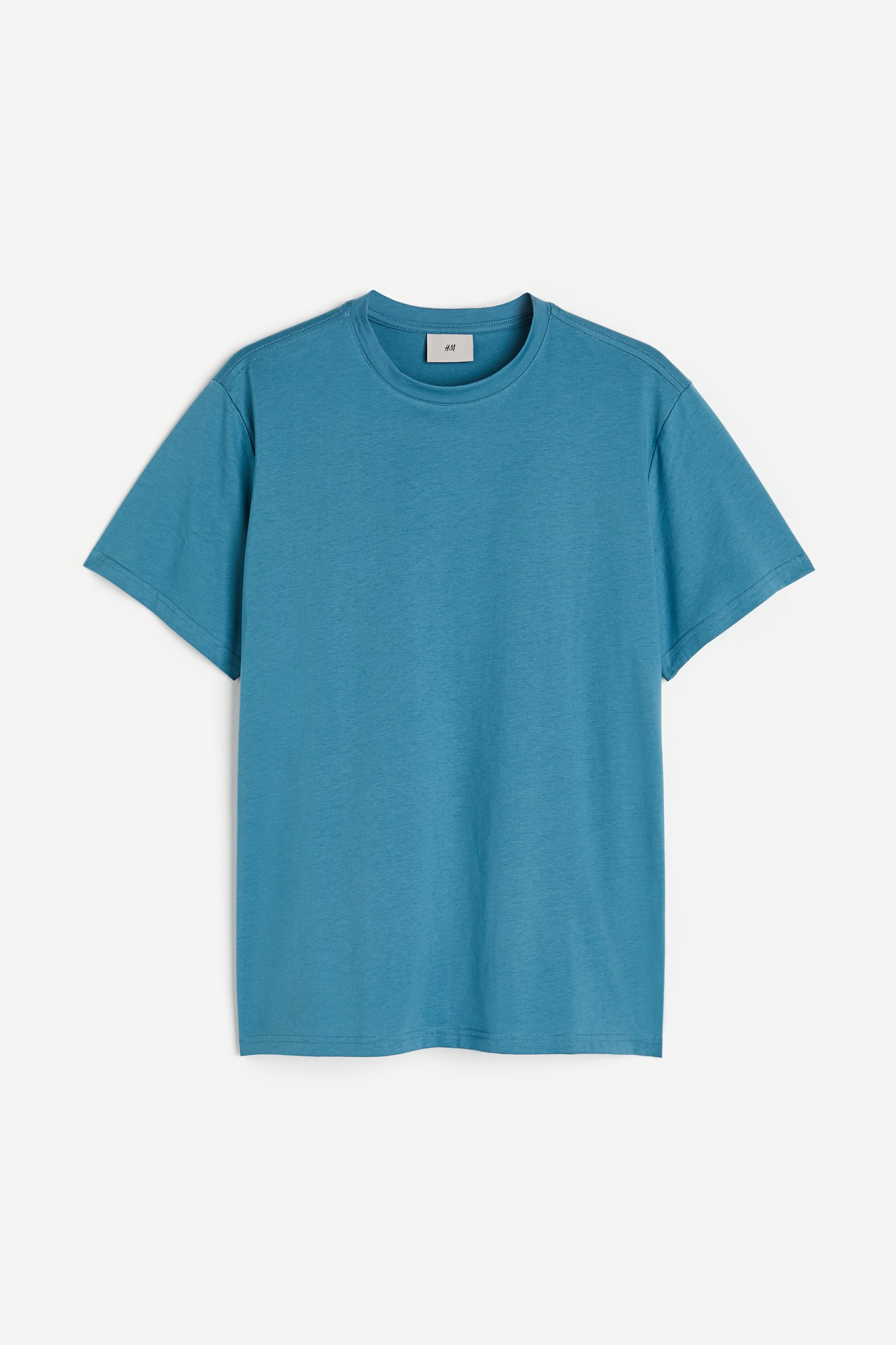 Regular Fit Pima cotton T-shirt - Turquoise - 1