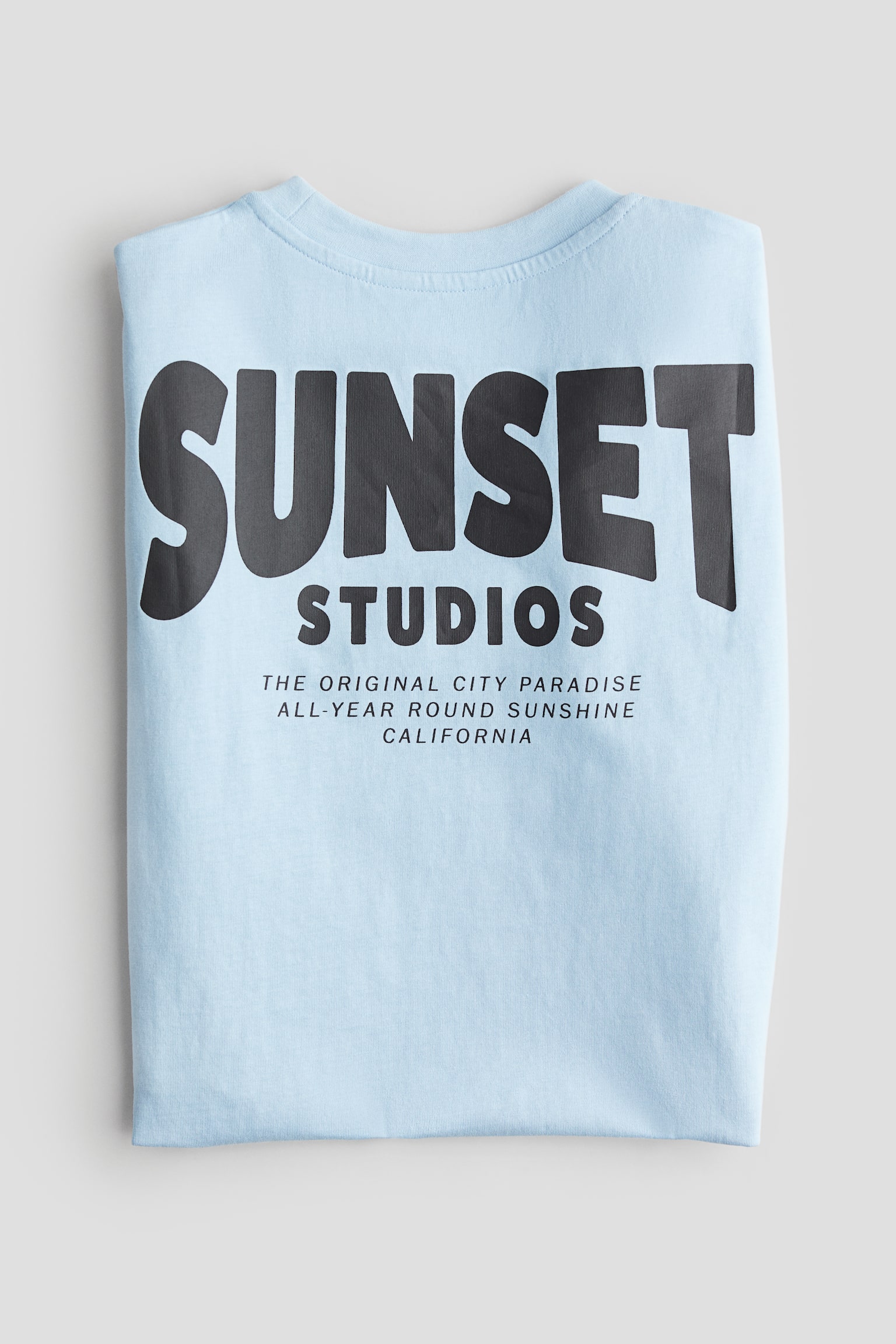 Cotton jersey T-shirt - Light blue/Sunset Studios/Brown/Howdy/Dark grey/Tie-dye/White/Academy/Light blue/Dark blue/Tie-Dye/Black/Los Angeles/Beige - 5