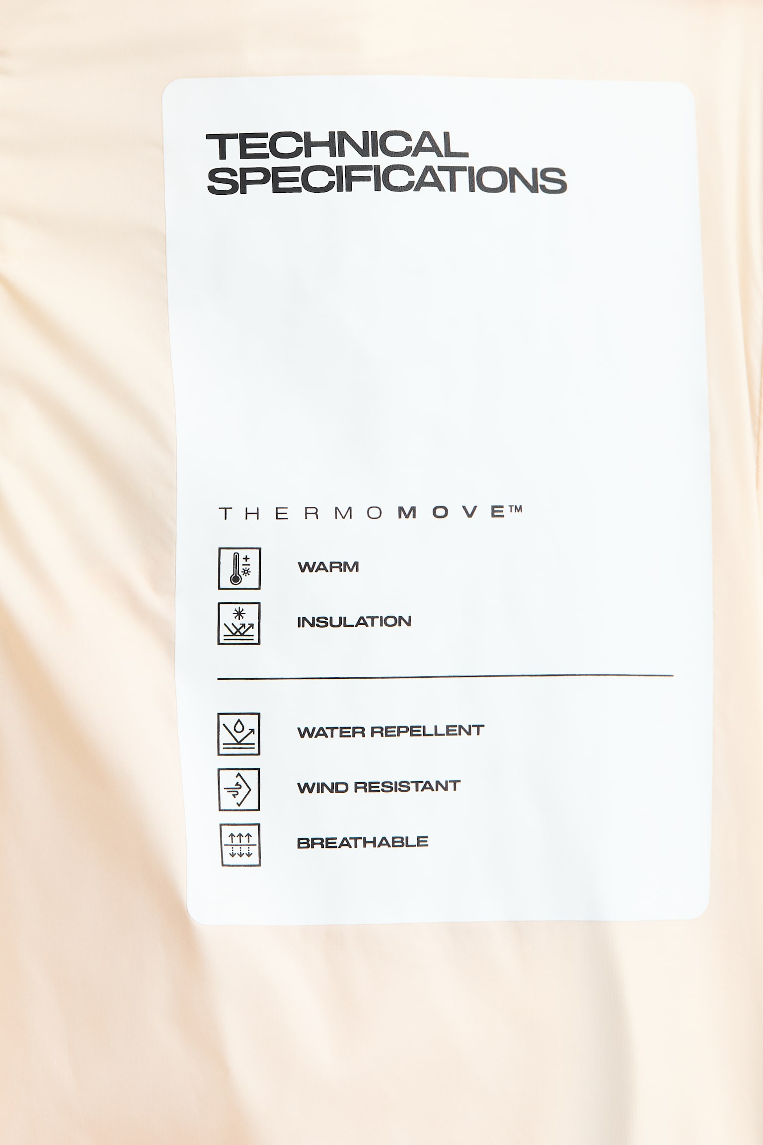 Síoverál ThermoMove™ - Krémszínű - 3