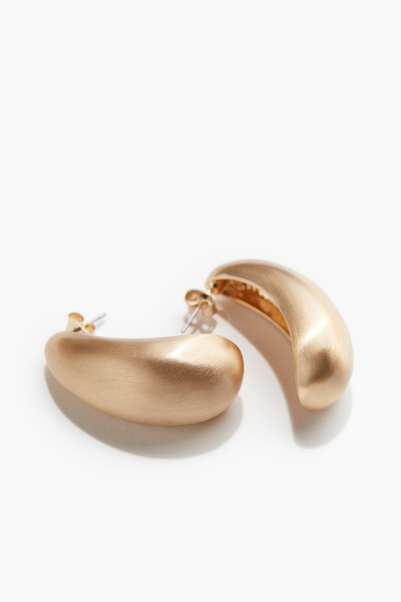 Chunky earrings - Gold-coloured/Gold-coloured - 3