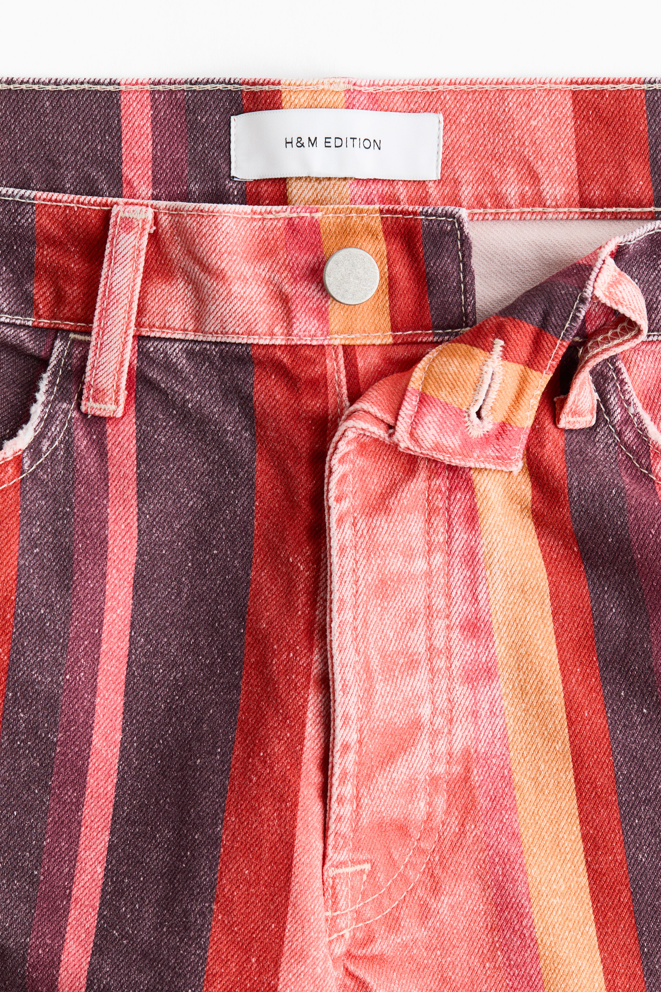 Cotton Denim Pants