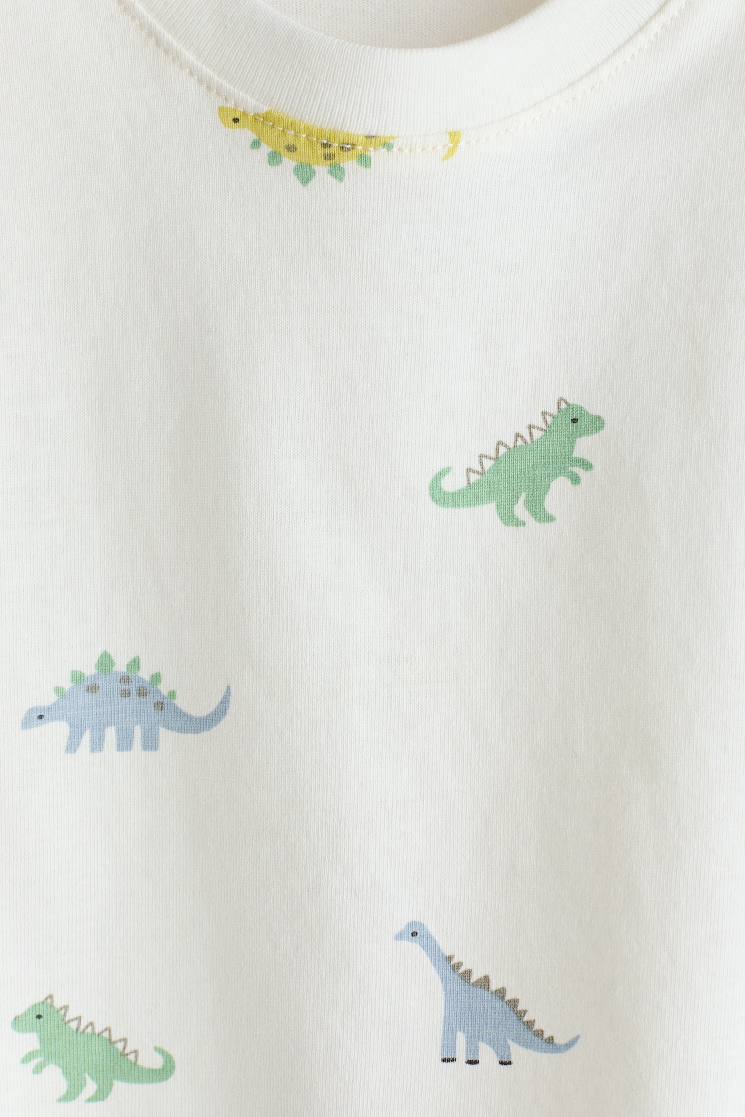 Printed cotton T-shirt - White/Dinosaurs/Light grey/Vehicles/Navy blue/Harbour/Light green/Game Time/Light blue/Miami/Brown/The Surf Club/Cream/Venice/White/Bonjour - 2