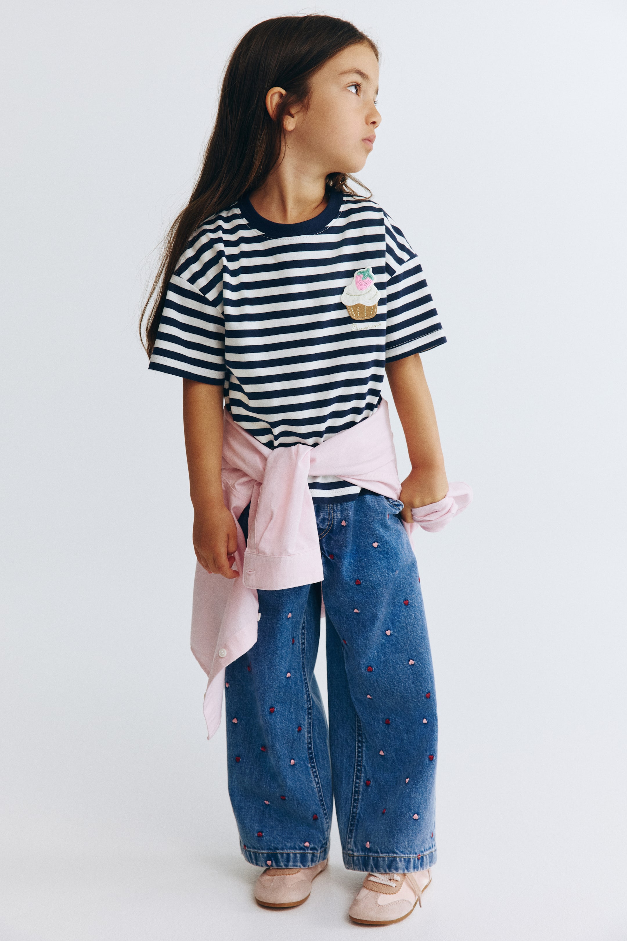 T-shirt en coton avec appliqués