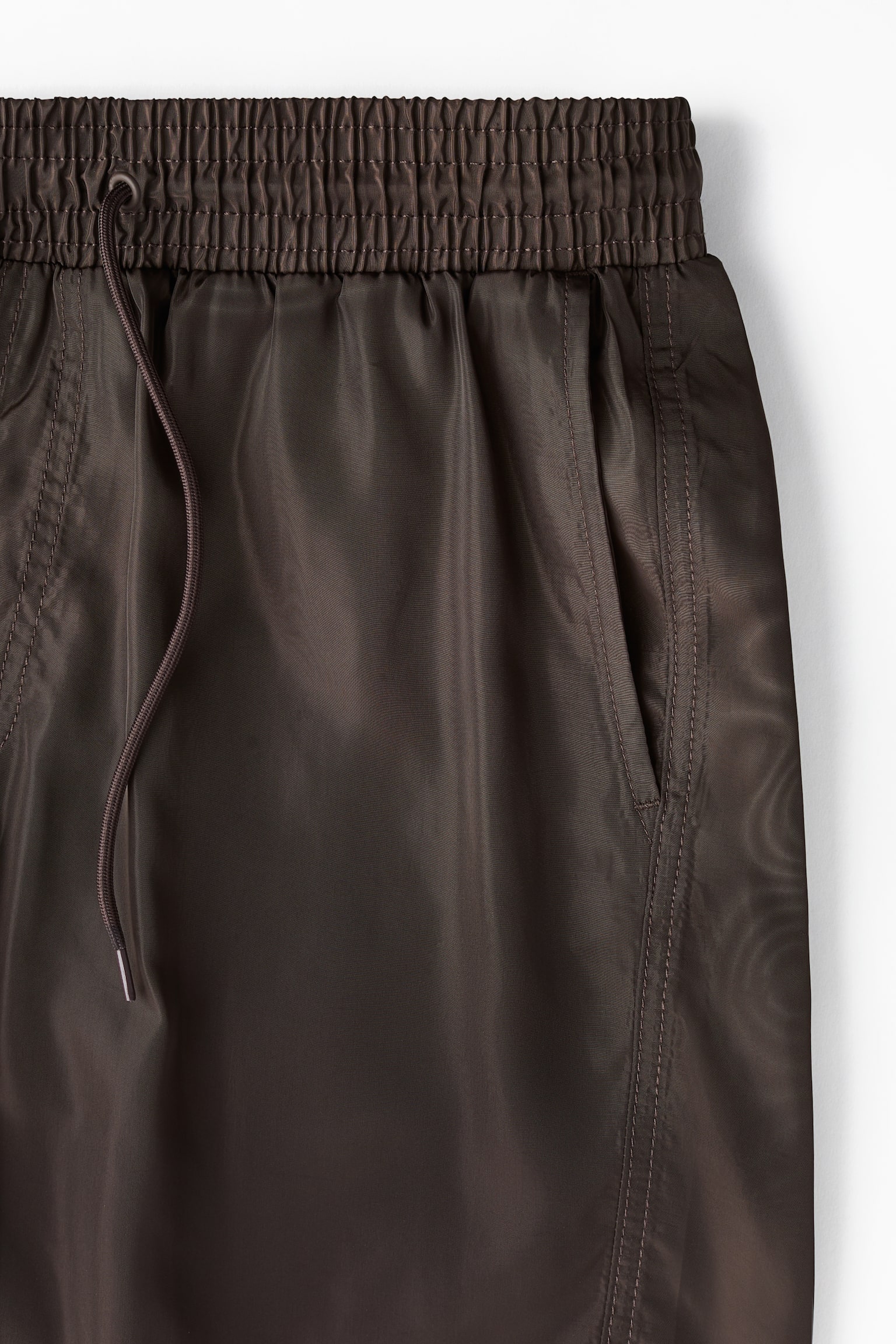 Swim shorts - Dark brown/Burgundy/Black/Light beige - 6