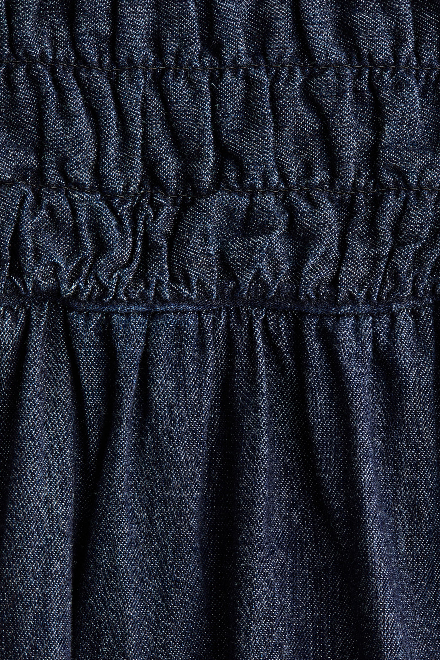 Circular denim skirt - Dark denim blue - 2